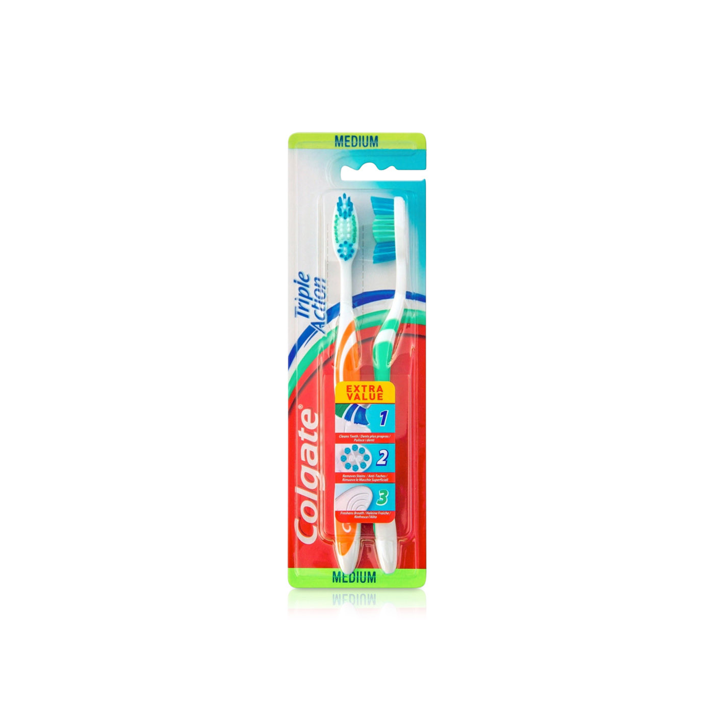 Colgate Triple Action Toothbrush 1+1