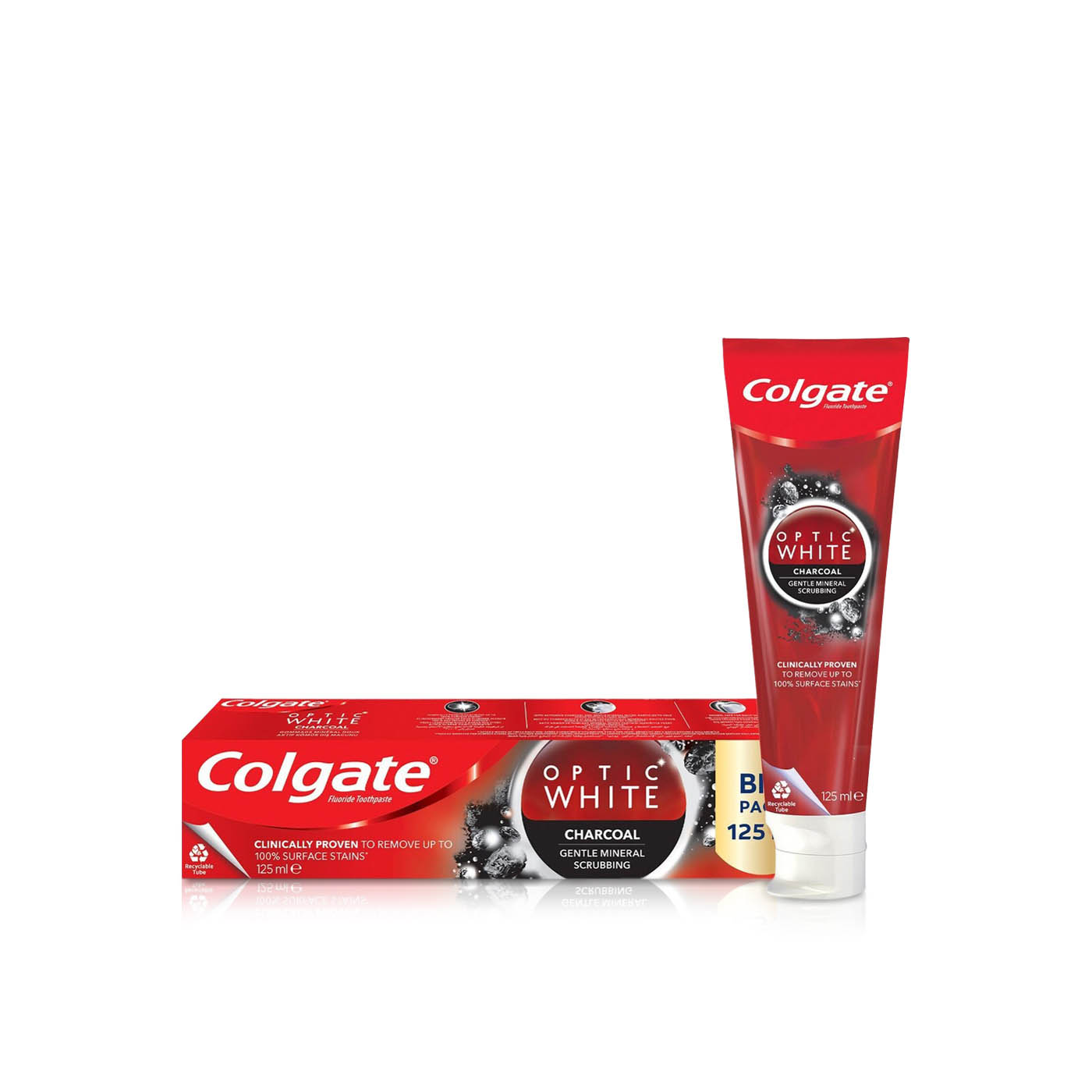 Colgate Optic White Charcoal Toothpaste 125ml