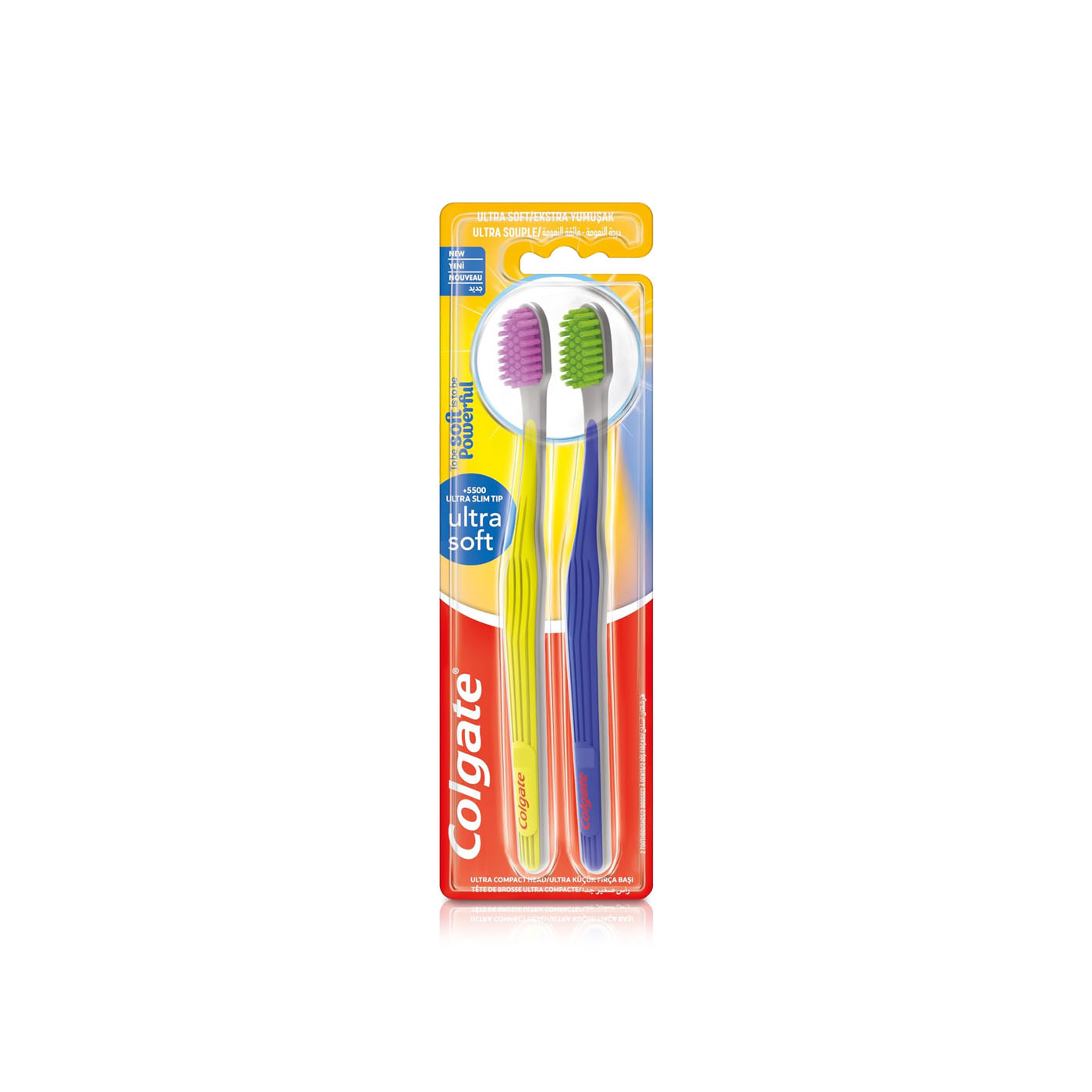 Colgate Ultra Soft & Compact Toothbrushes x 2