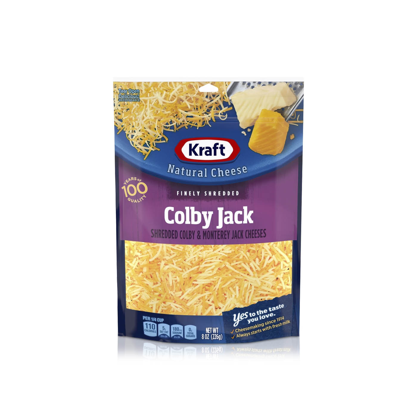 Kraft Finely Shredded Colby Jack Cheese 226g
