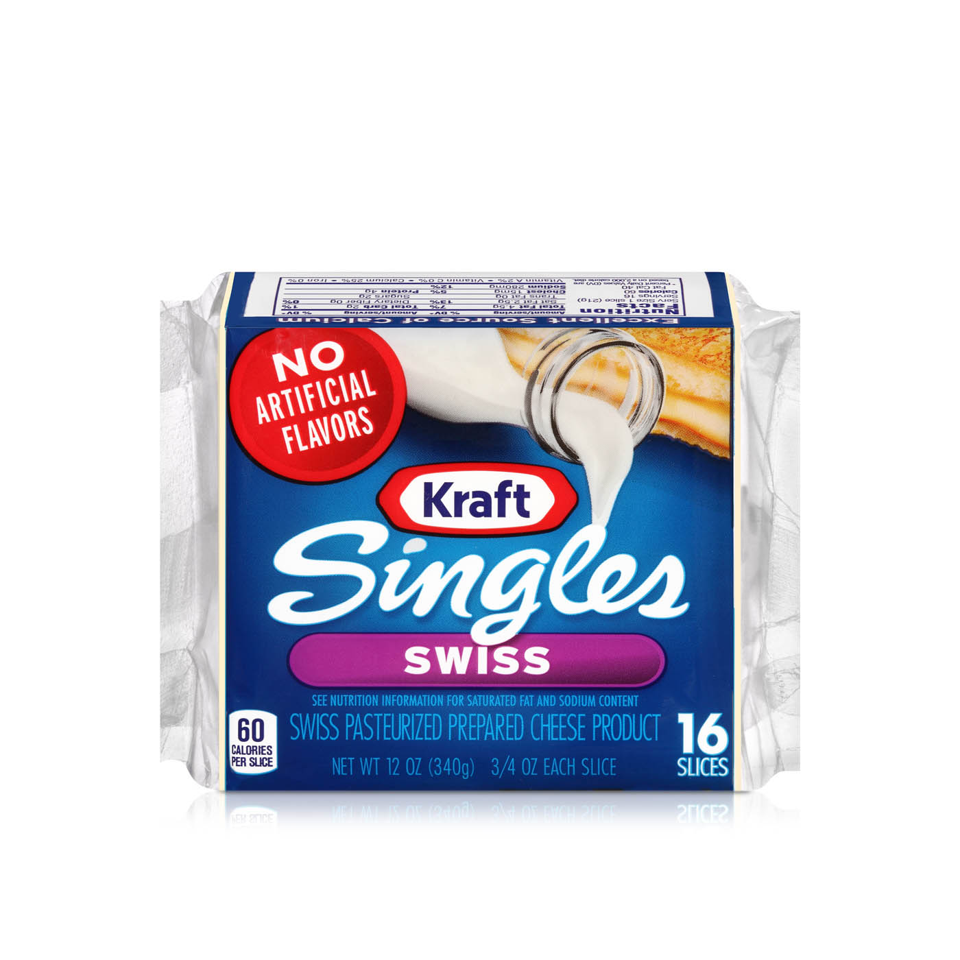 Kraft Swiss Singles 16 Slices 340g