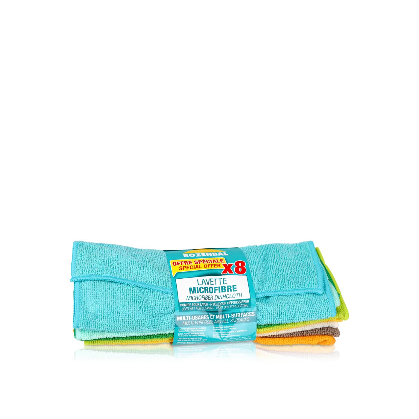 Rozenbal Microfibre Dishcloths x 5