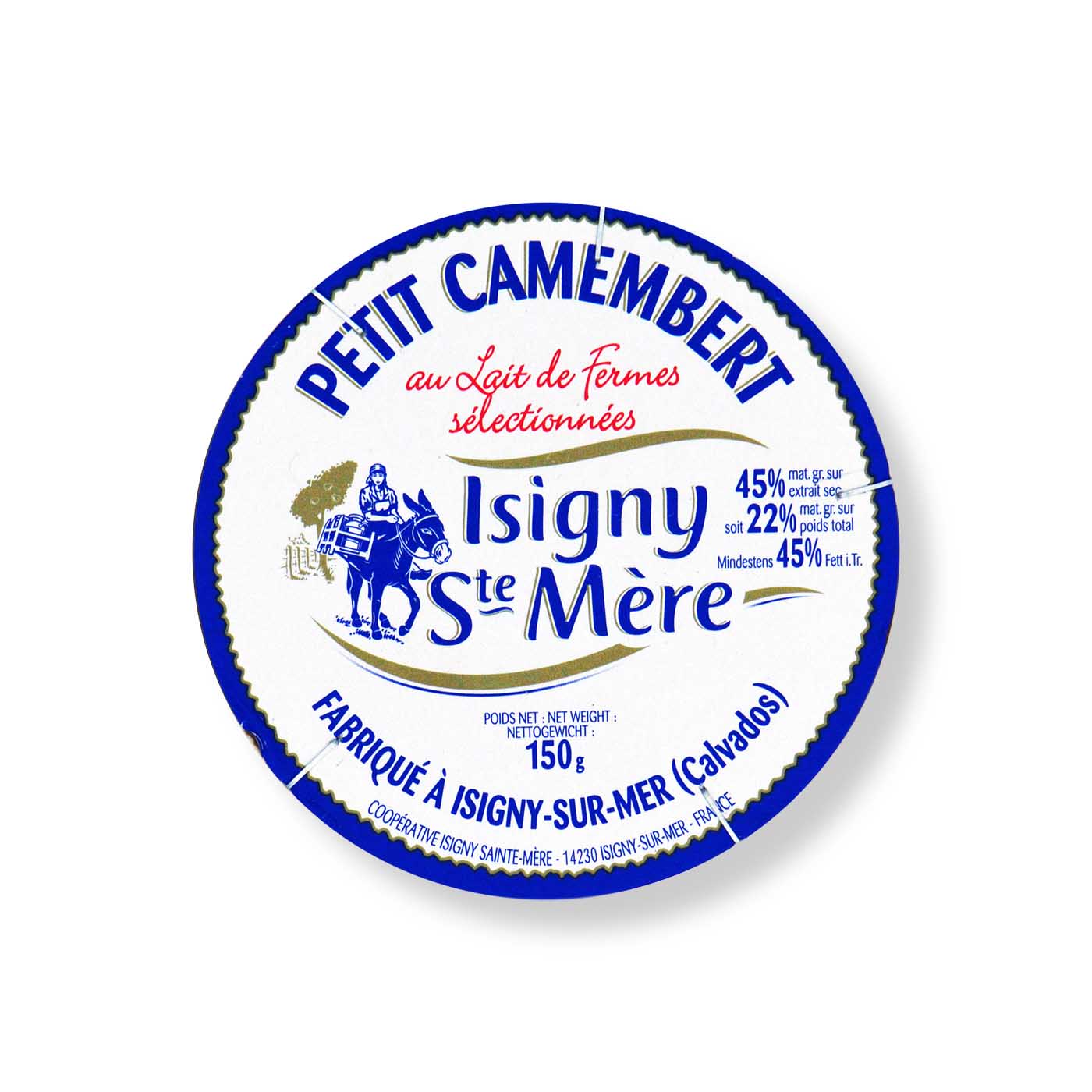 Isigny Ste Mere Petite Camembert 150g