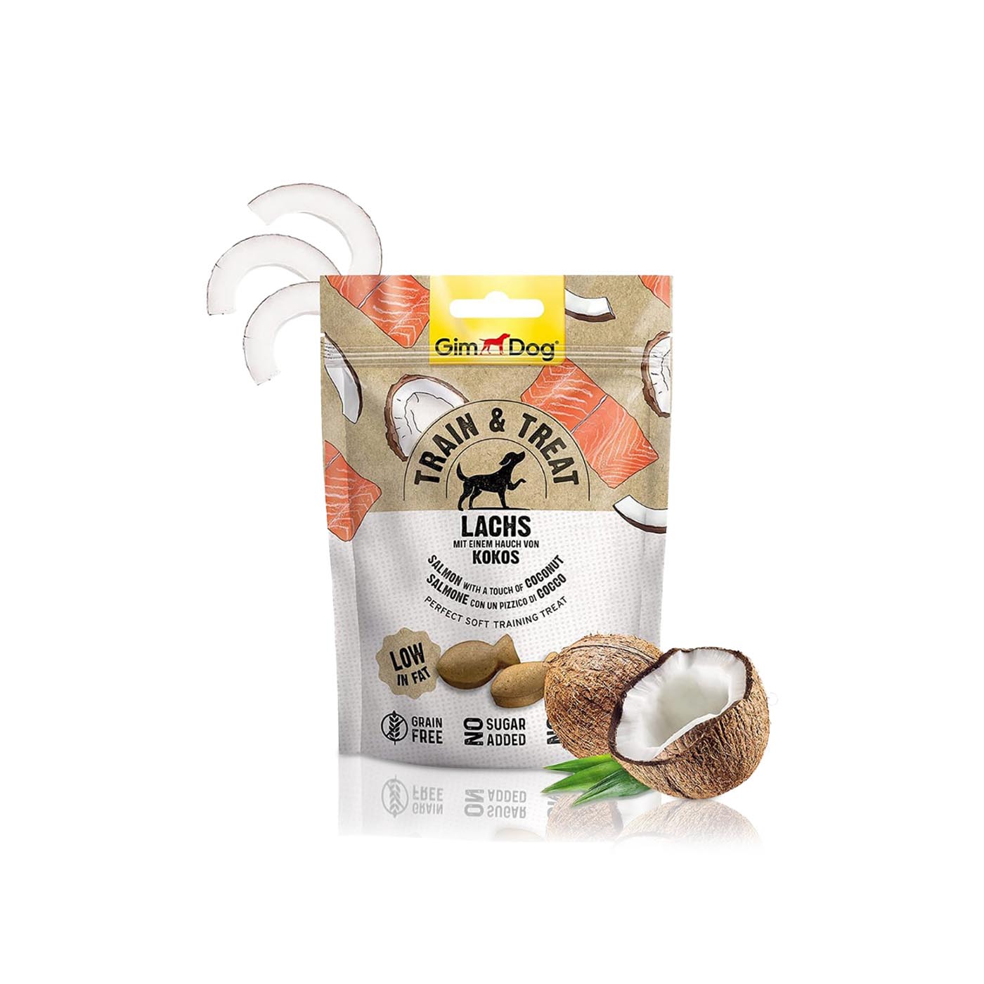 Gimdog Salmon with Coconut Train and Treat 125g