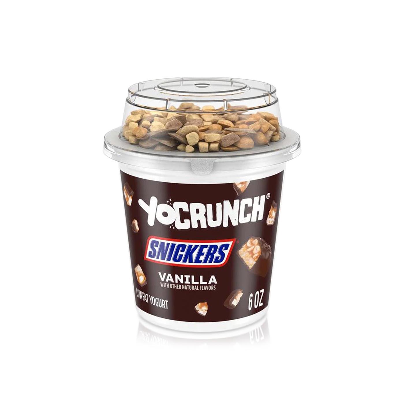 Yocrunch Vanilla Snickers Yoghurt 170g