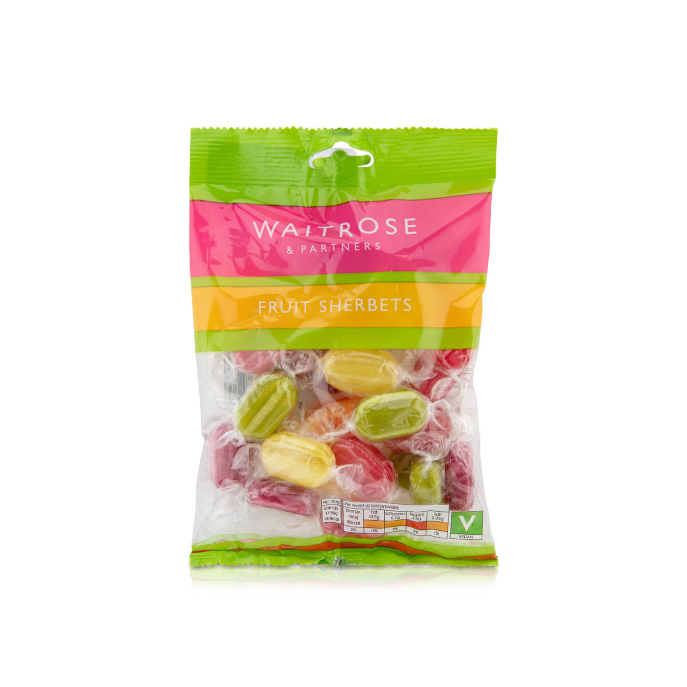 Waitrose Fruit Sherbets 225g