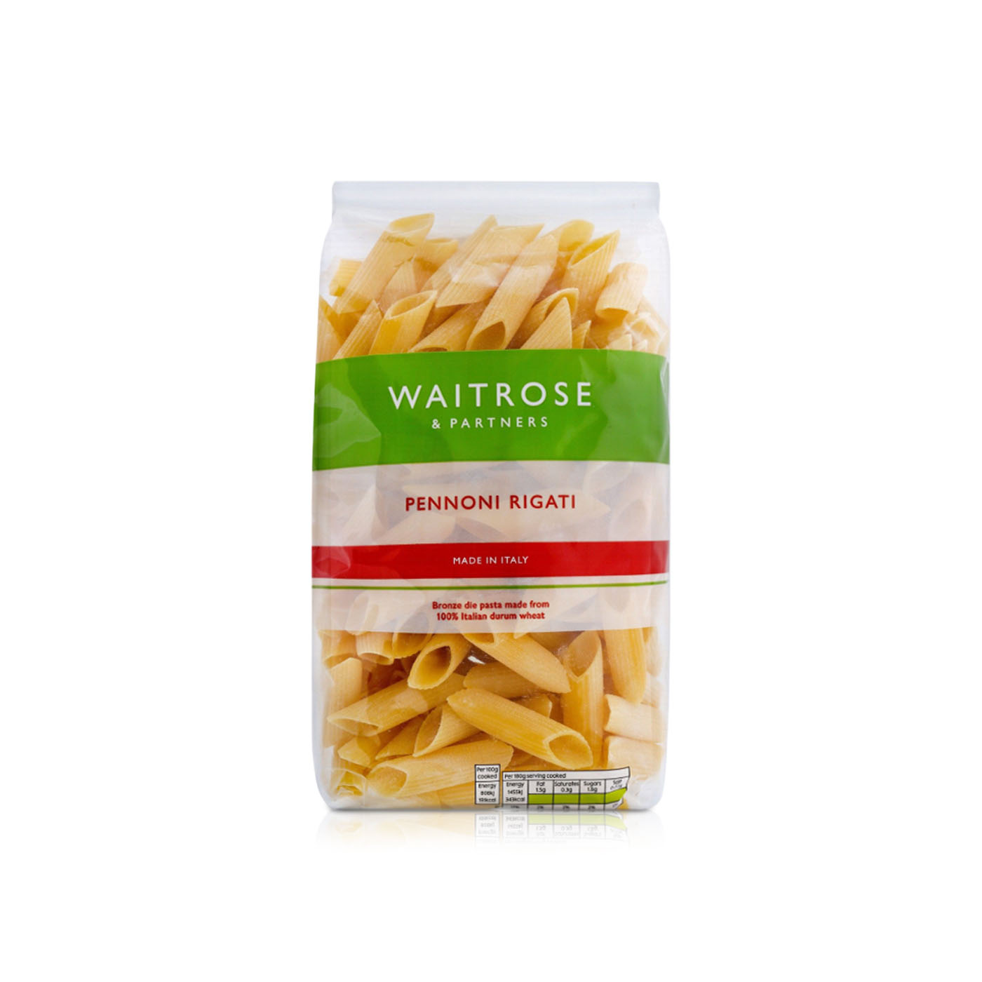 Waitrose Pennoni Rigati Pasta 500g
