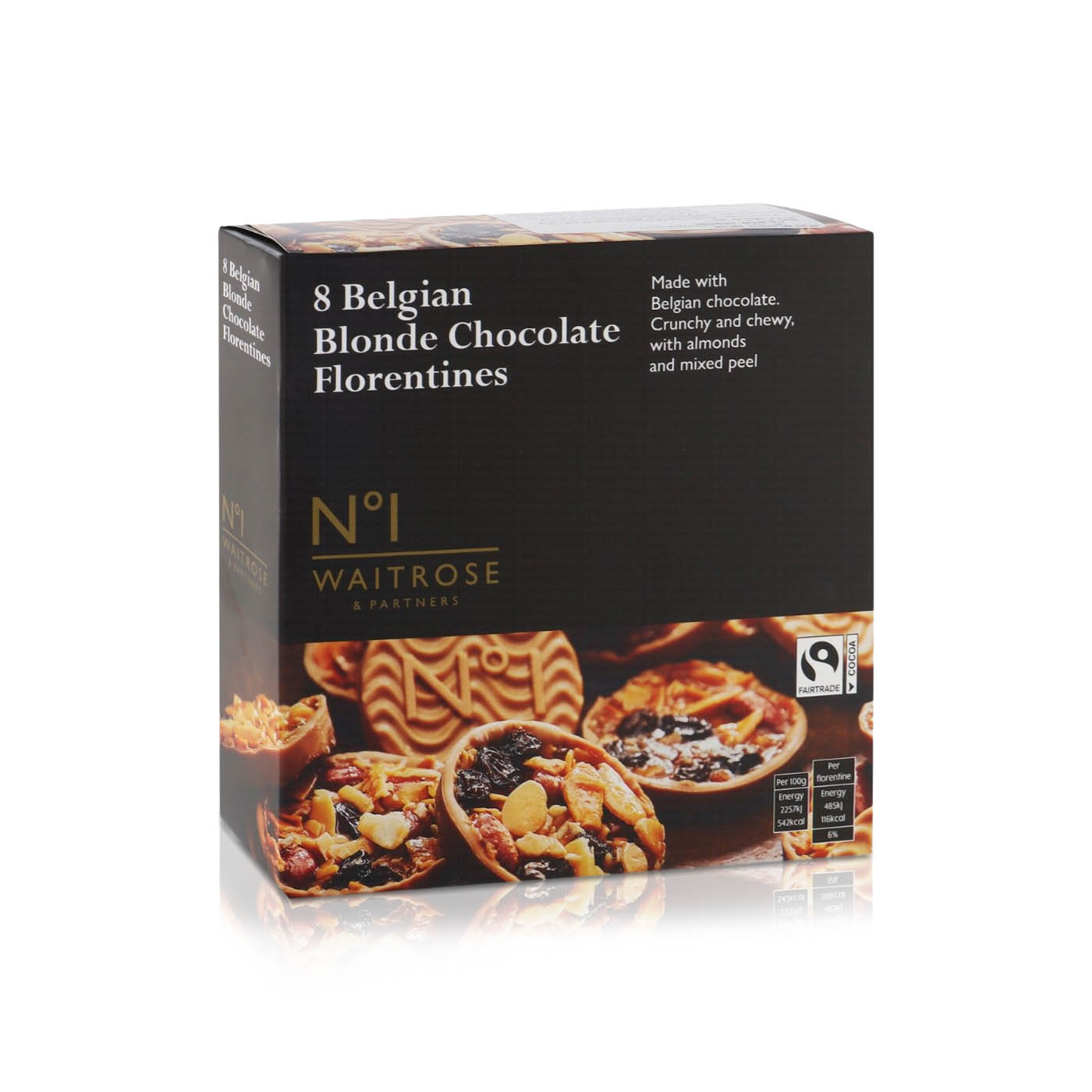 Waitrose No.1 Blonde Chocolate and Sea Salt Florentines 172g