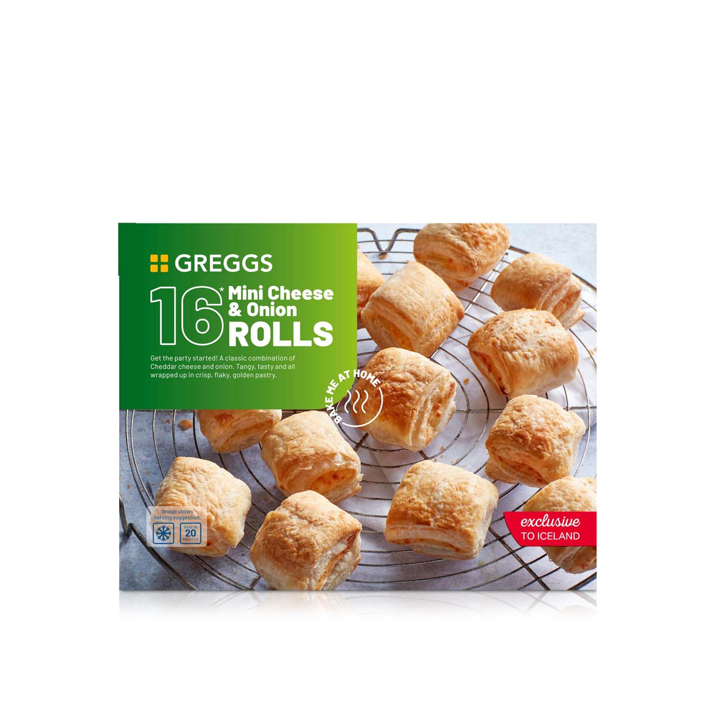 Greggs Mini Cheese Rolls x 16 480g