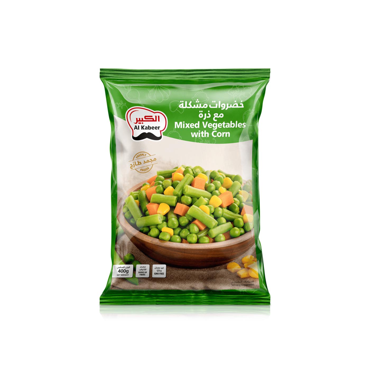 Al Kabeer Mixed Vegetables with Corn 400g