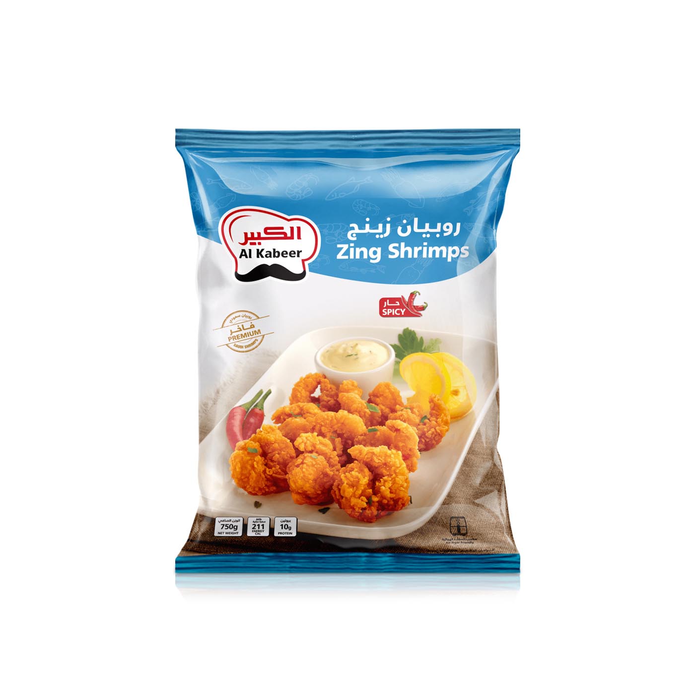 Al Kabeer Zing Shrimps 750g
