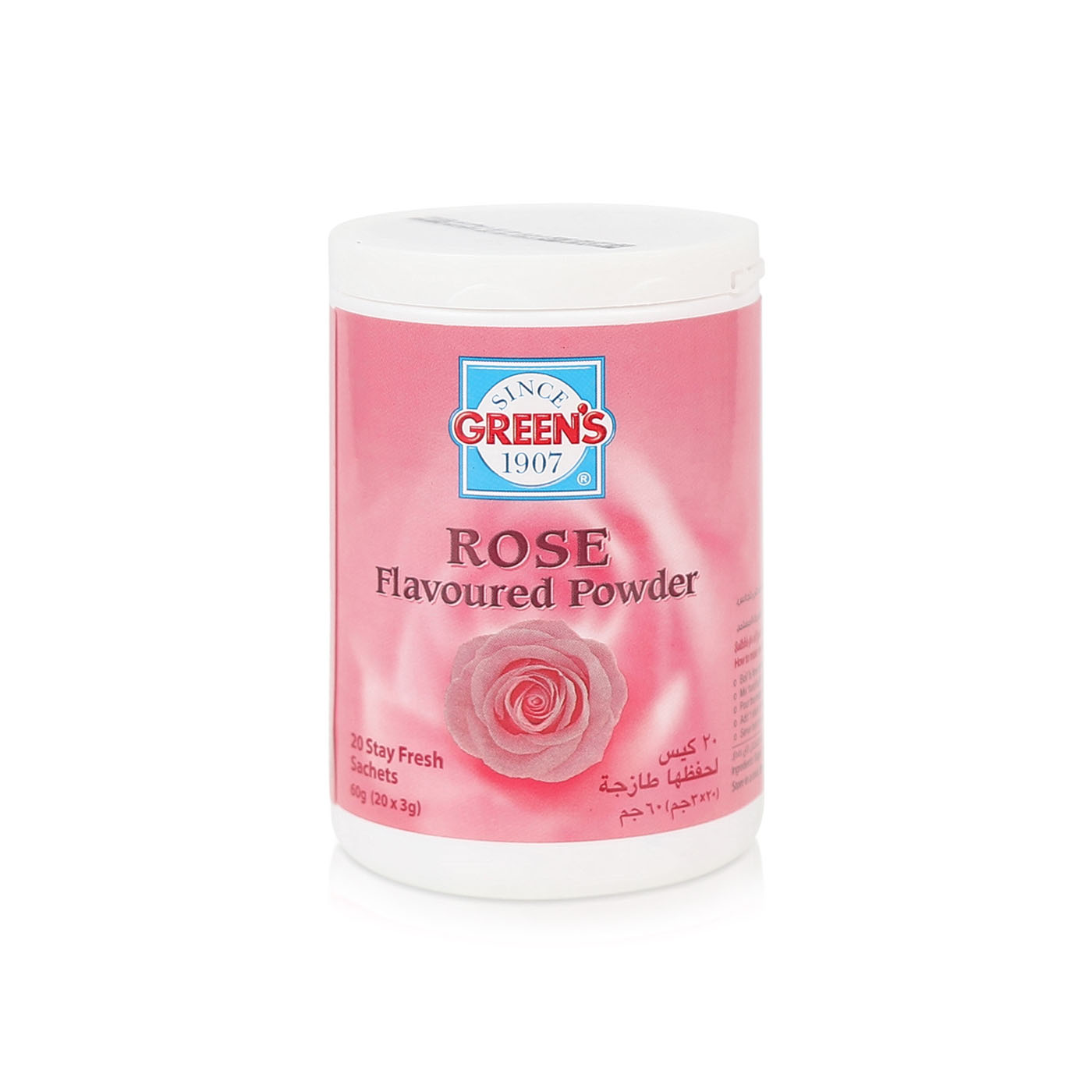 Green's Rose Flavoured Powder 60g