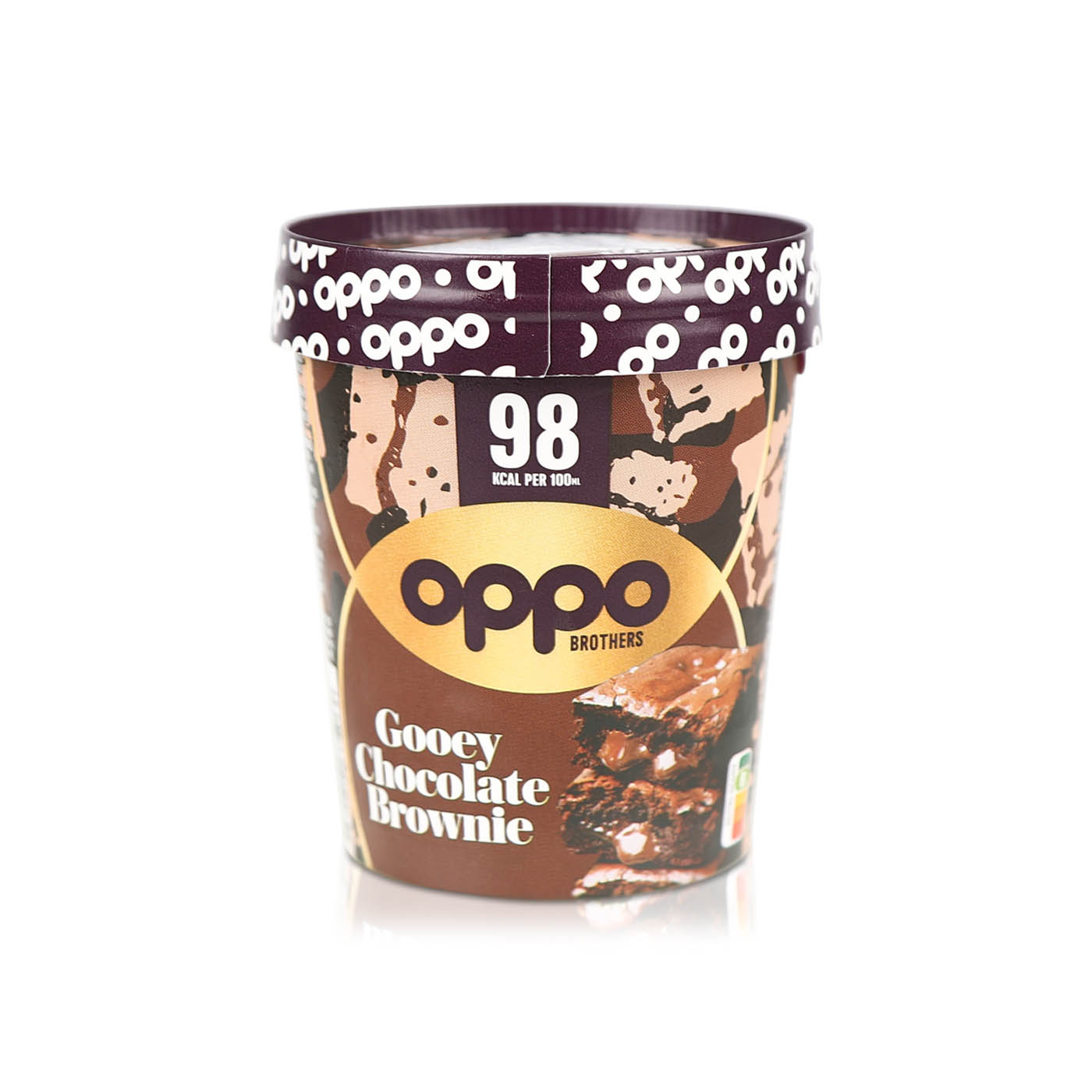 Oppo Double Chocolate Brownie Ice Cream 475ml