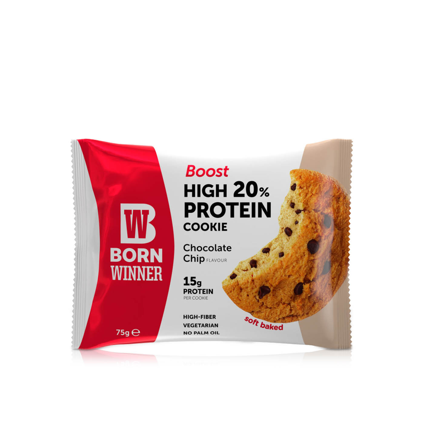 Born Winner Chocolate Chip Protein Cookie 75g