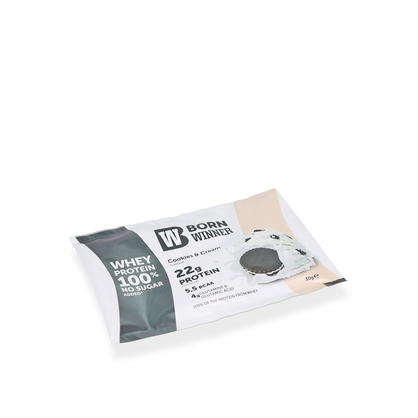 Born Winner Cookie and Cream Whey Protein Blend 30g