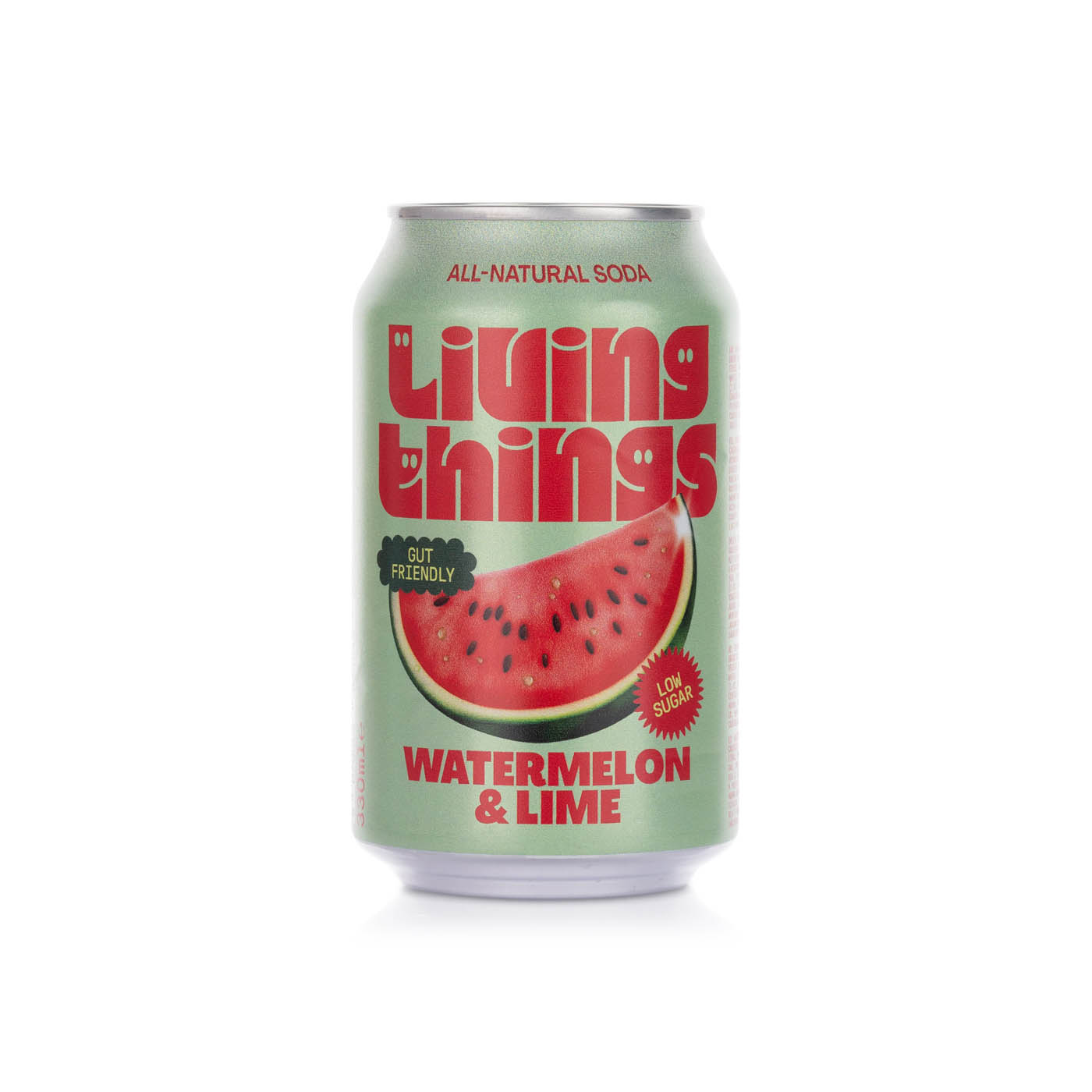 Living Watermelon Lime Soda 330ml