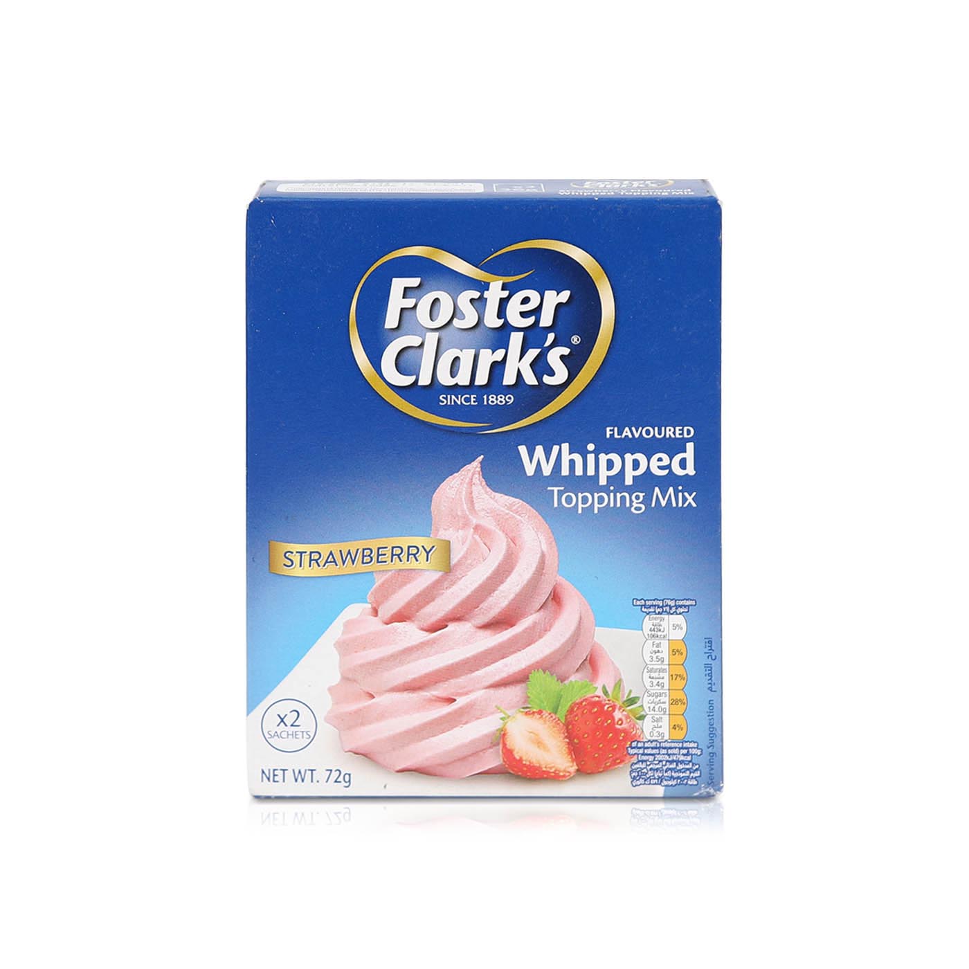 Foster Clark's Whipped Topping Mix Strawberry 72g