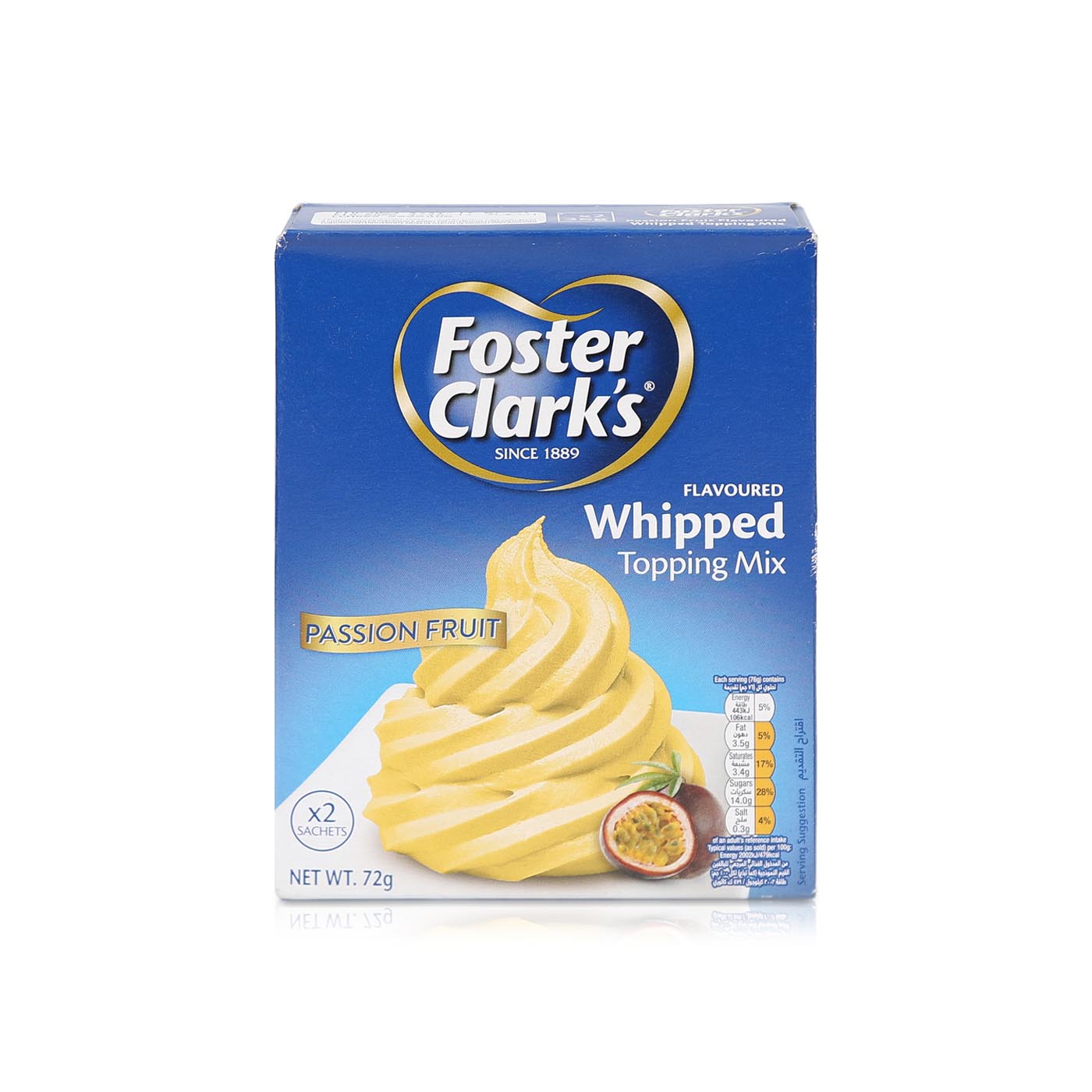 Foster Clark's Whipped Topping Mix Passion Fruit 72g