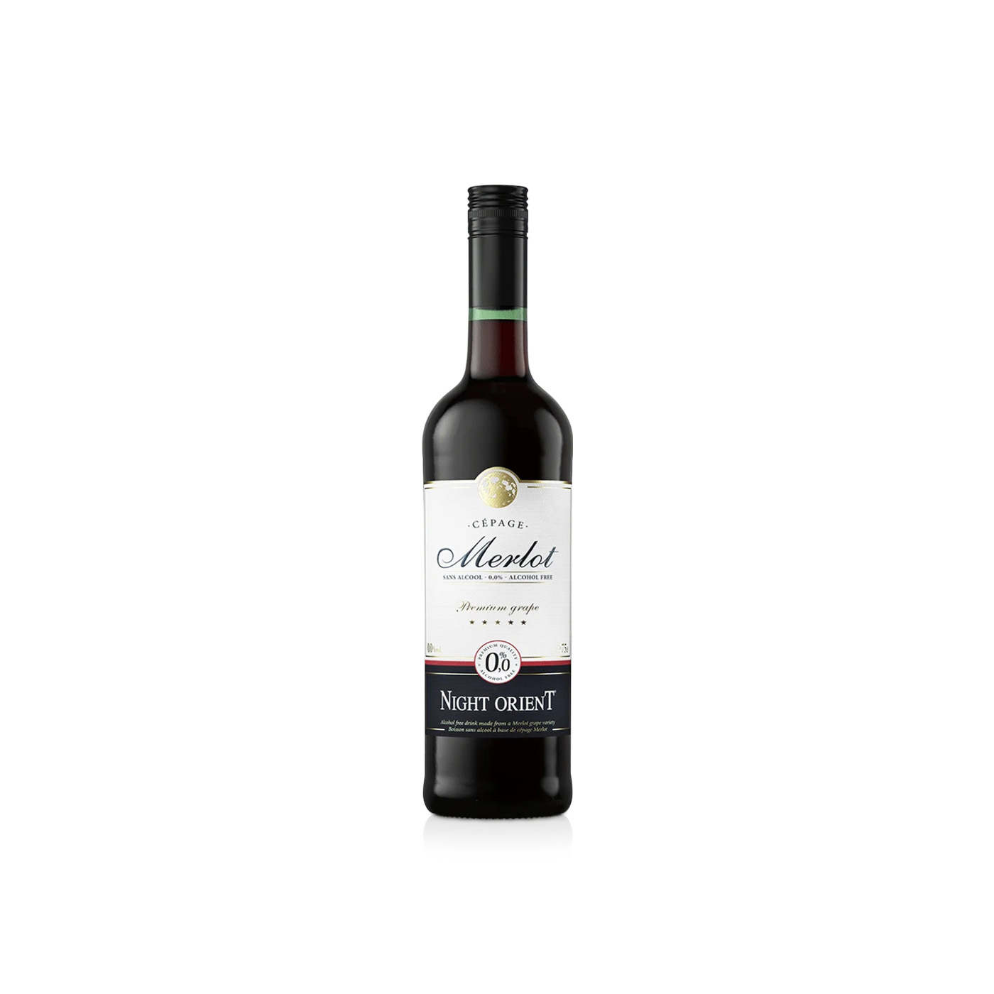 Night Orient Merlot Non-Alcoholic Drink 750ml