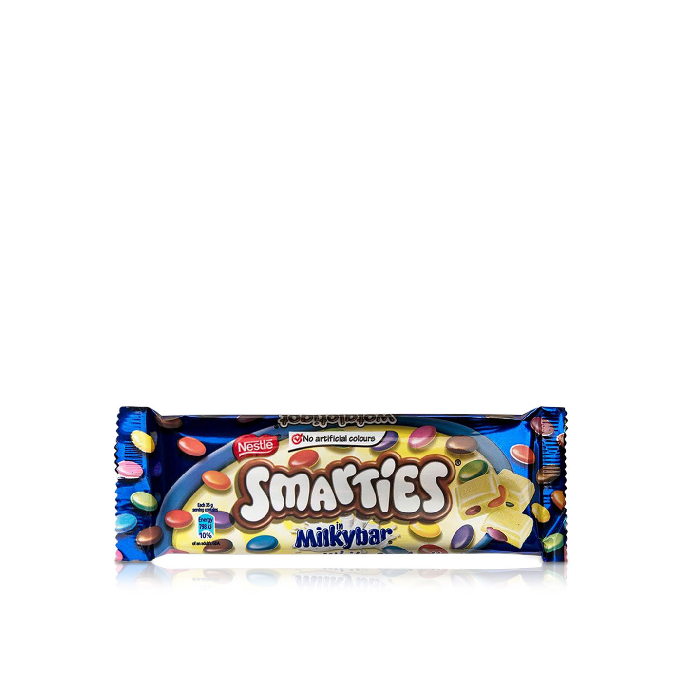 Milkybar with Smarties Chocolate Slab 80g