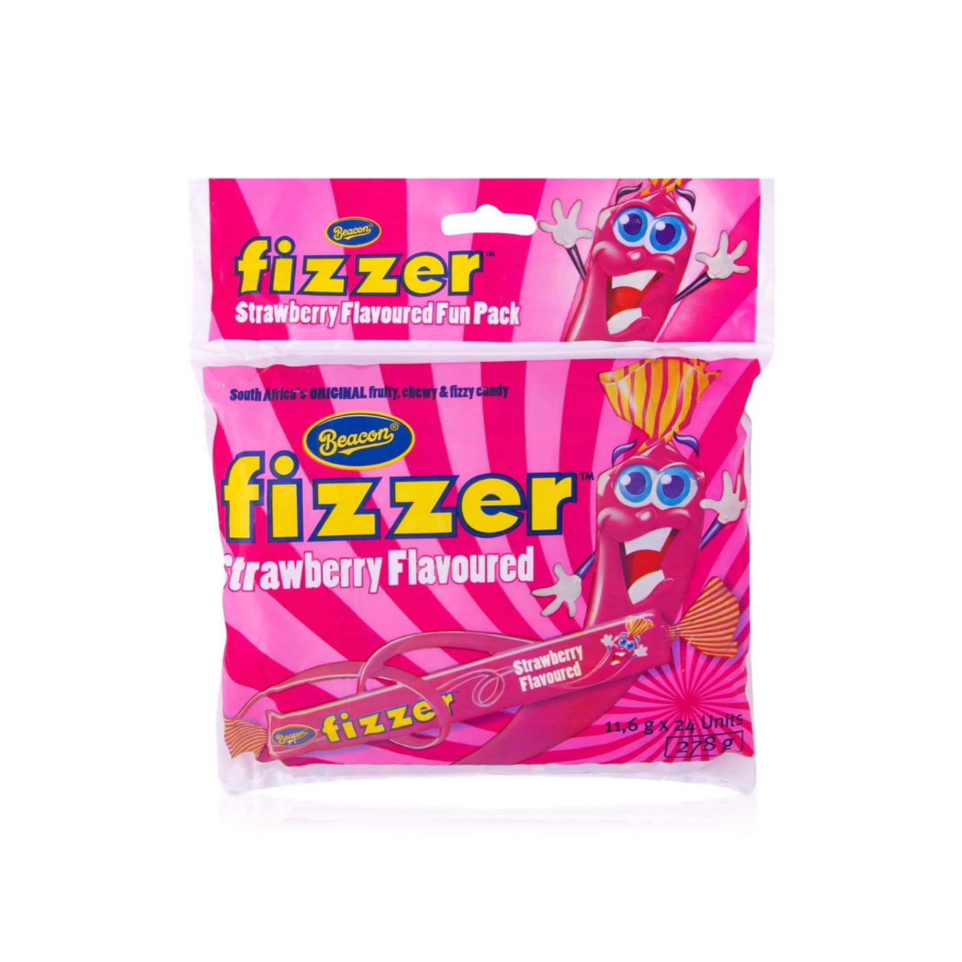 Beacon Fizzer Fun Strawberry x 24 278g