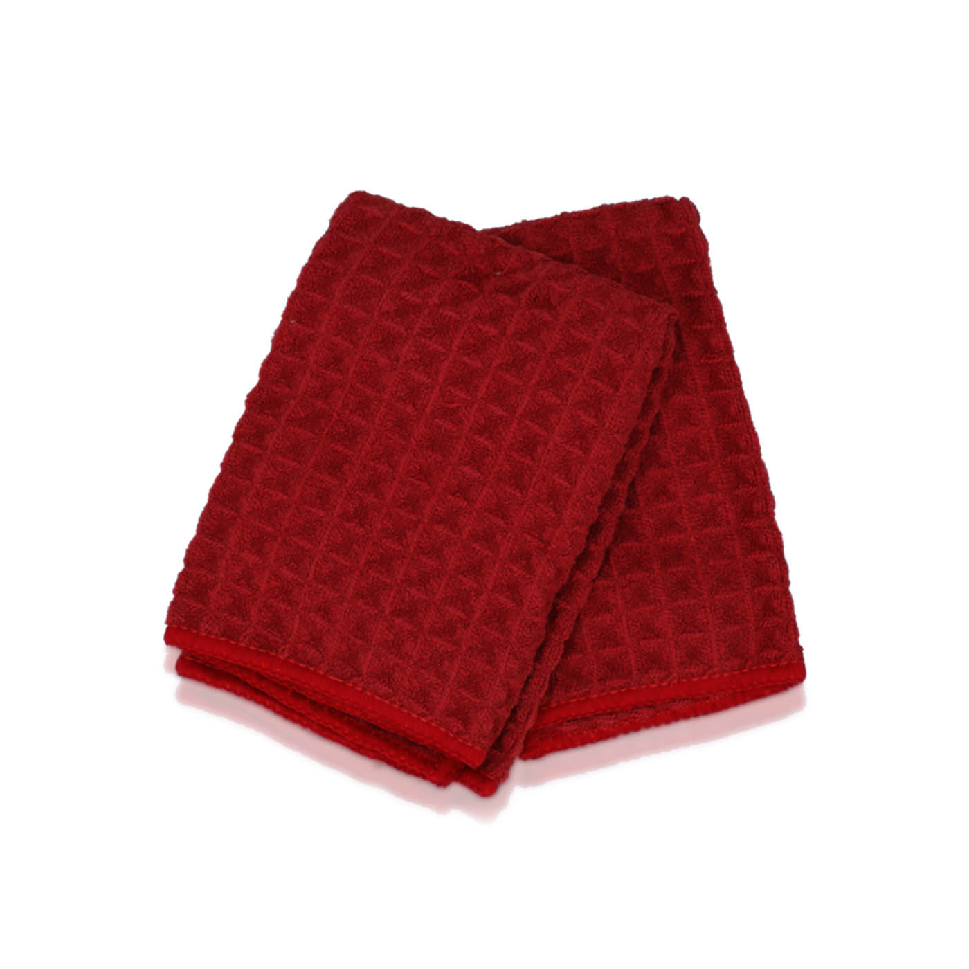 Harman Kitchen Tea Towels Red 30x30cm x 2