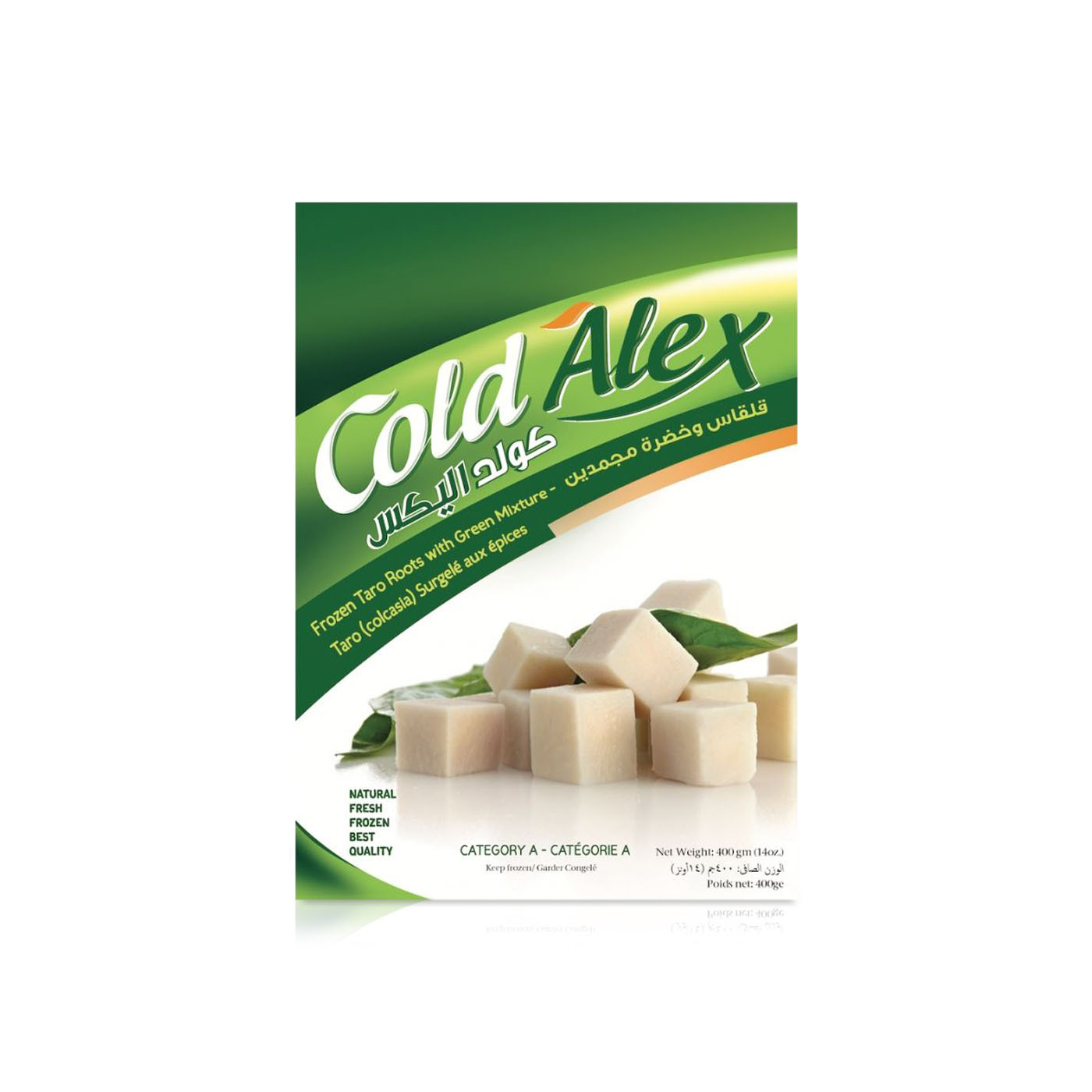 Cold Alex Frozen Colcasia Taro Roots 400g - Spinneys United Arab Emirates