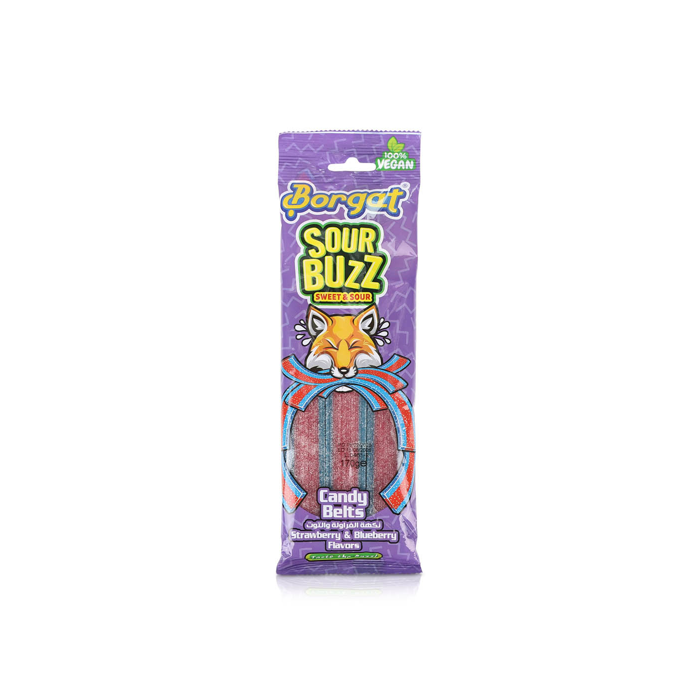 Borgat Strawberry and Blueberry Candy Belt 180g