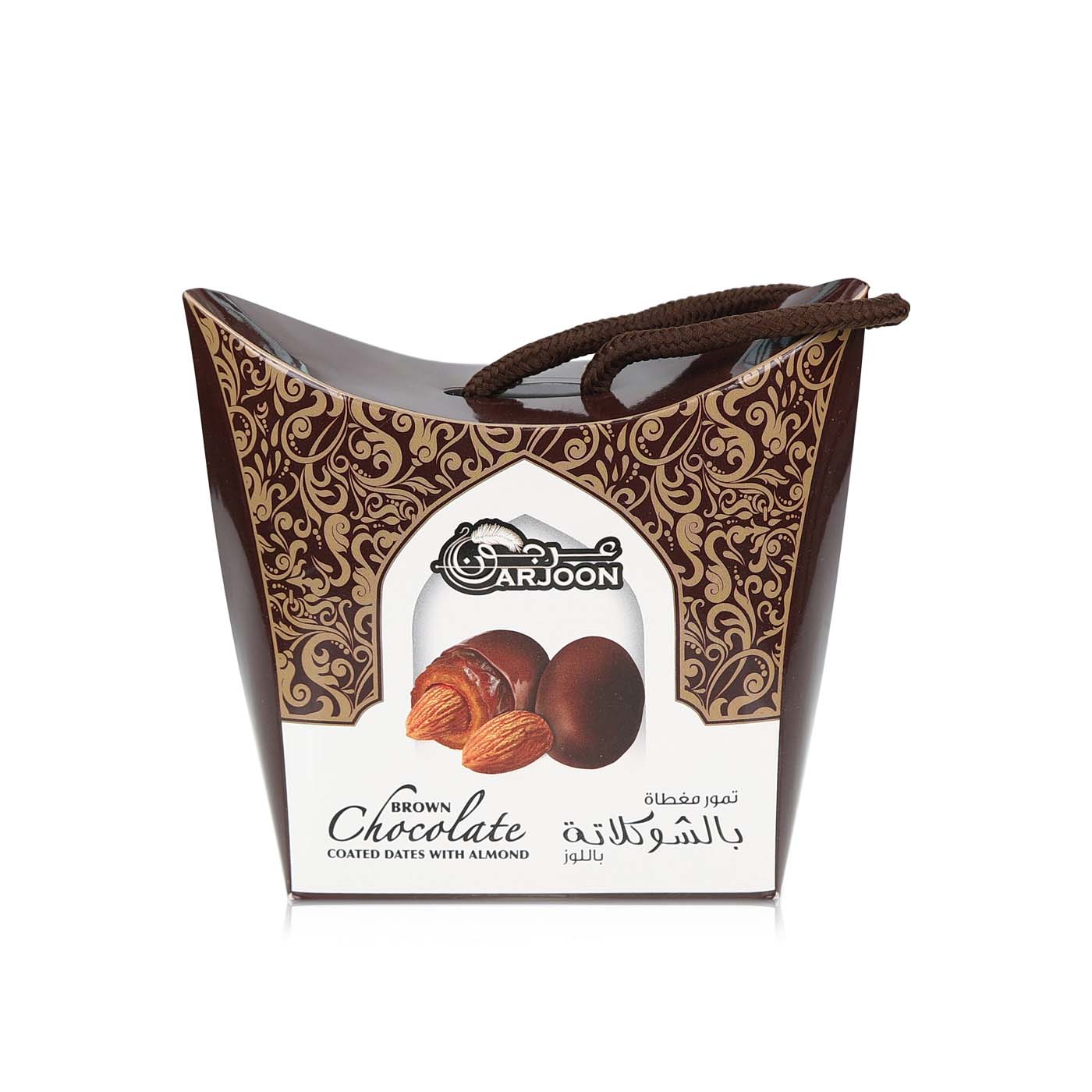 Arjoon Brown Chocolate Date with Almond 125g