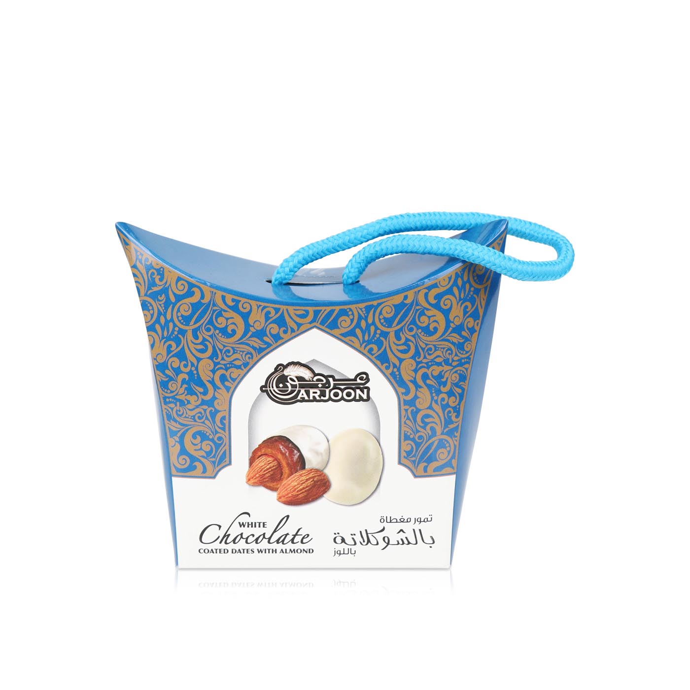 Arjoon White Chocolate Date with Almond 125g