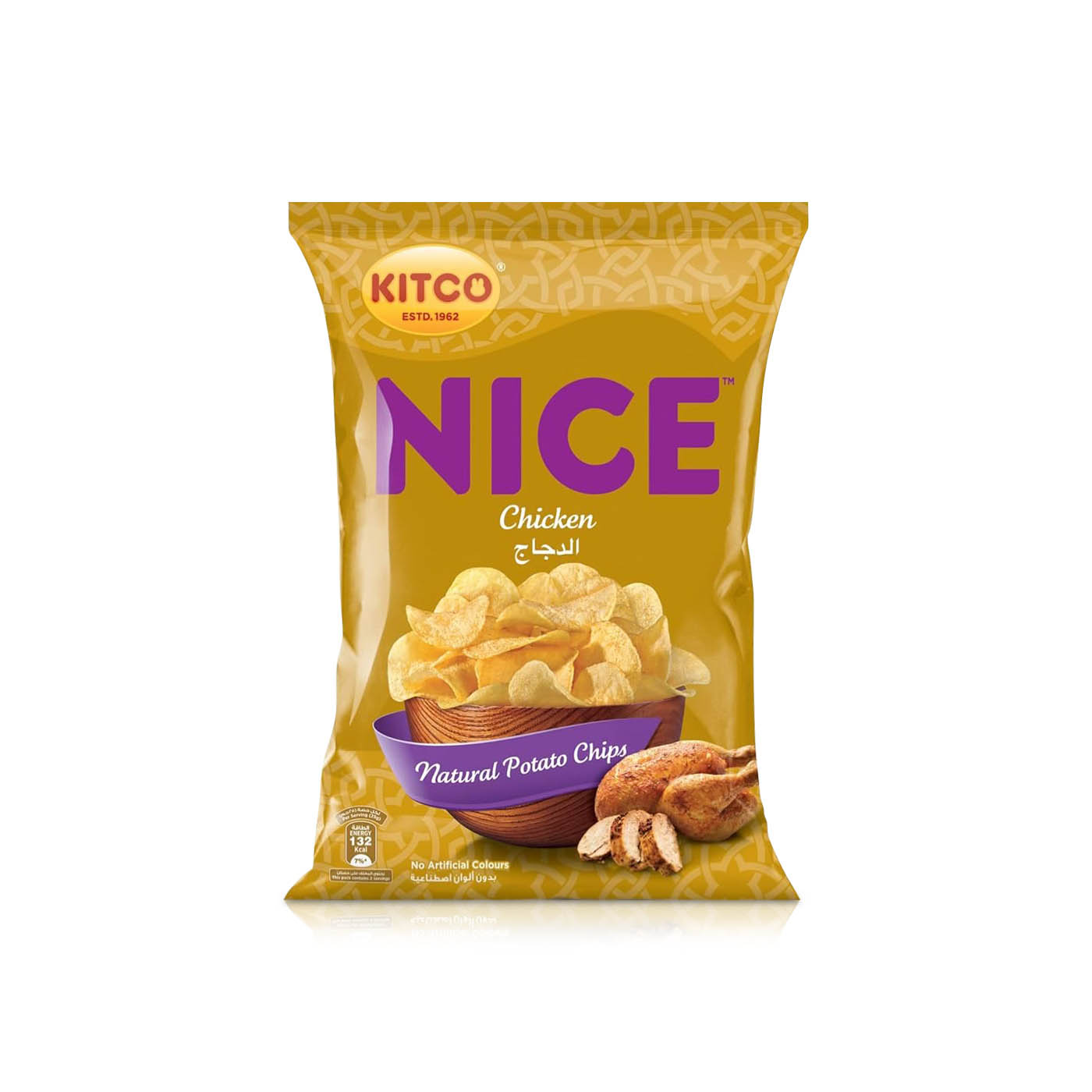 Kitco Nice Chicken Natural Potato Chips 21g