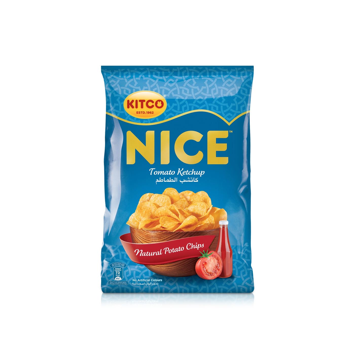 Kitco Nice Tomato Ketchup Natural Potato Chips 21g