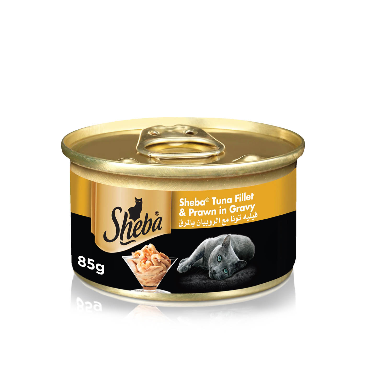 Sheba Tuna Fillets & Whole Prawns 85g