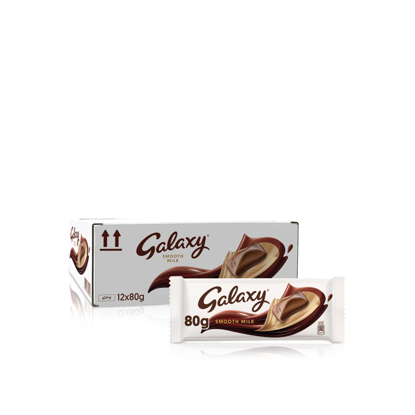 Galaxy Smooth Milk Chocolate 12 x 80g