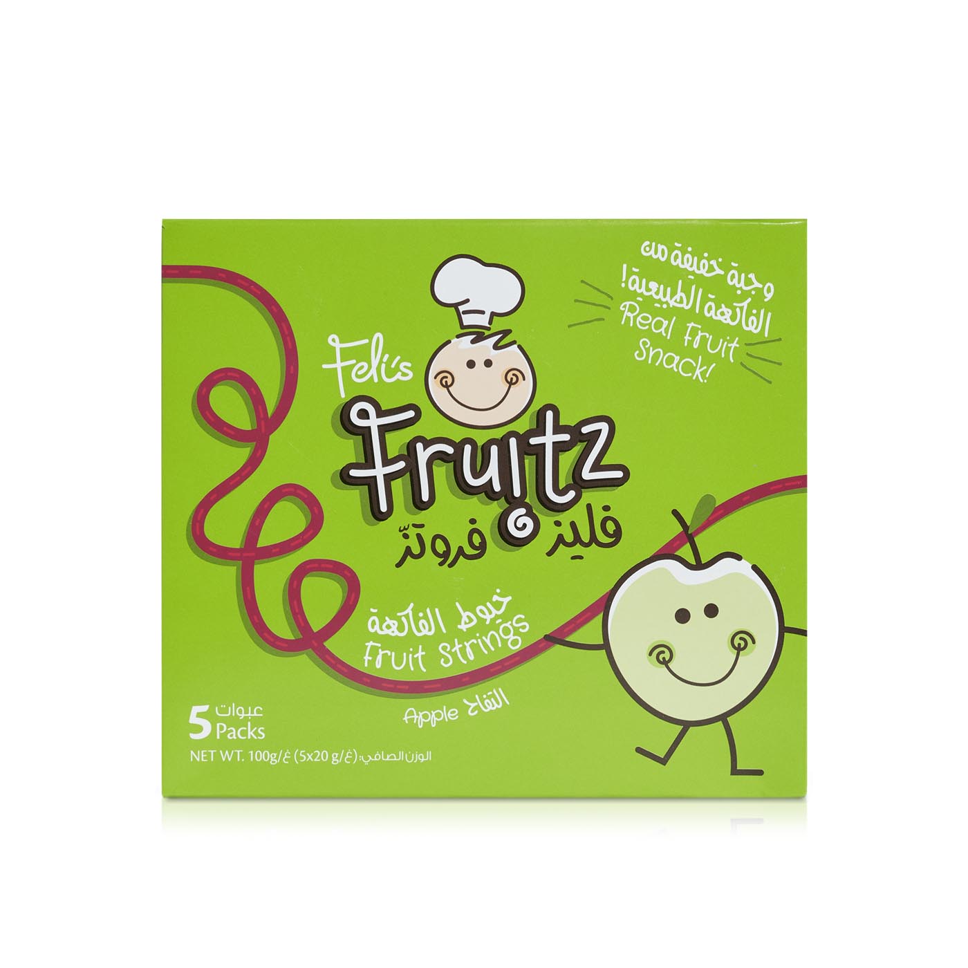 Felis Fruitz Apple Fruit String x 5 100g