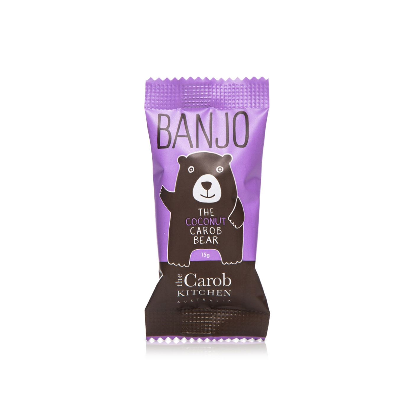 The Carob Kitchen Banjo Carob Bear Coconut Bar 15g