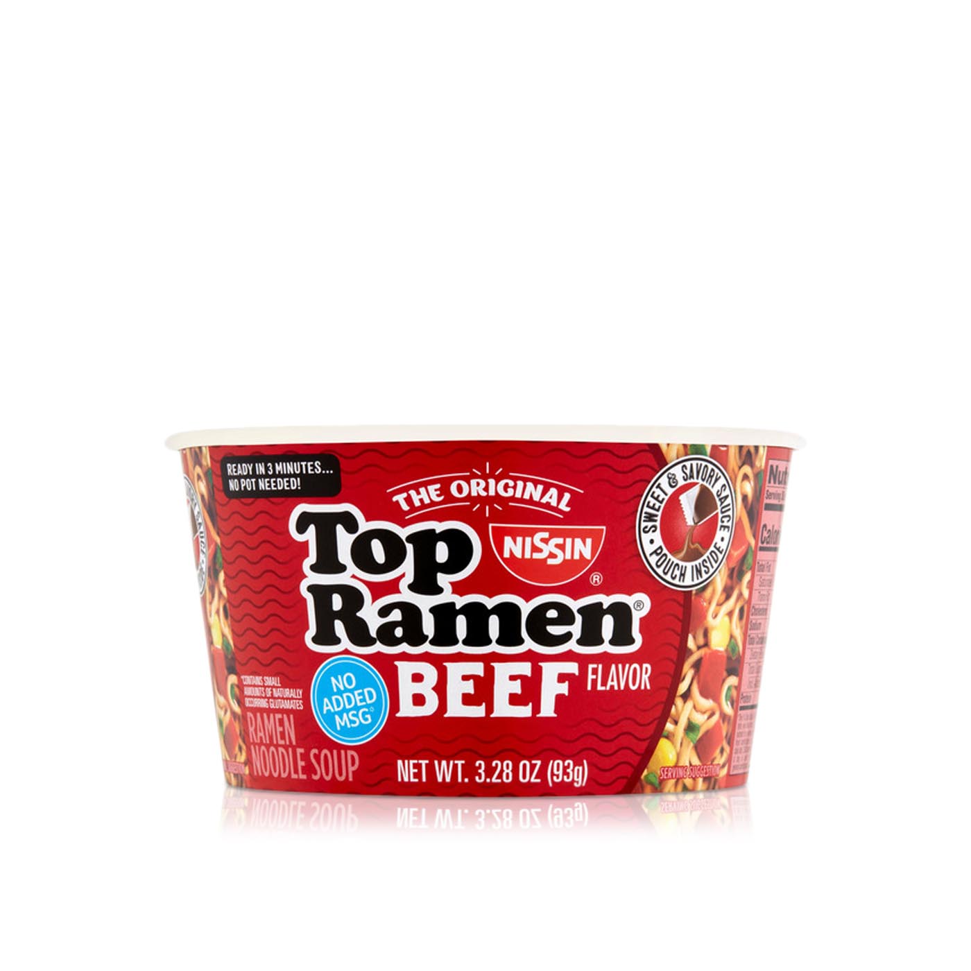 Nissin Top Ramen Beef Noodles 93g