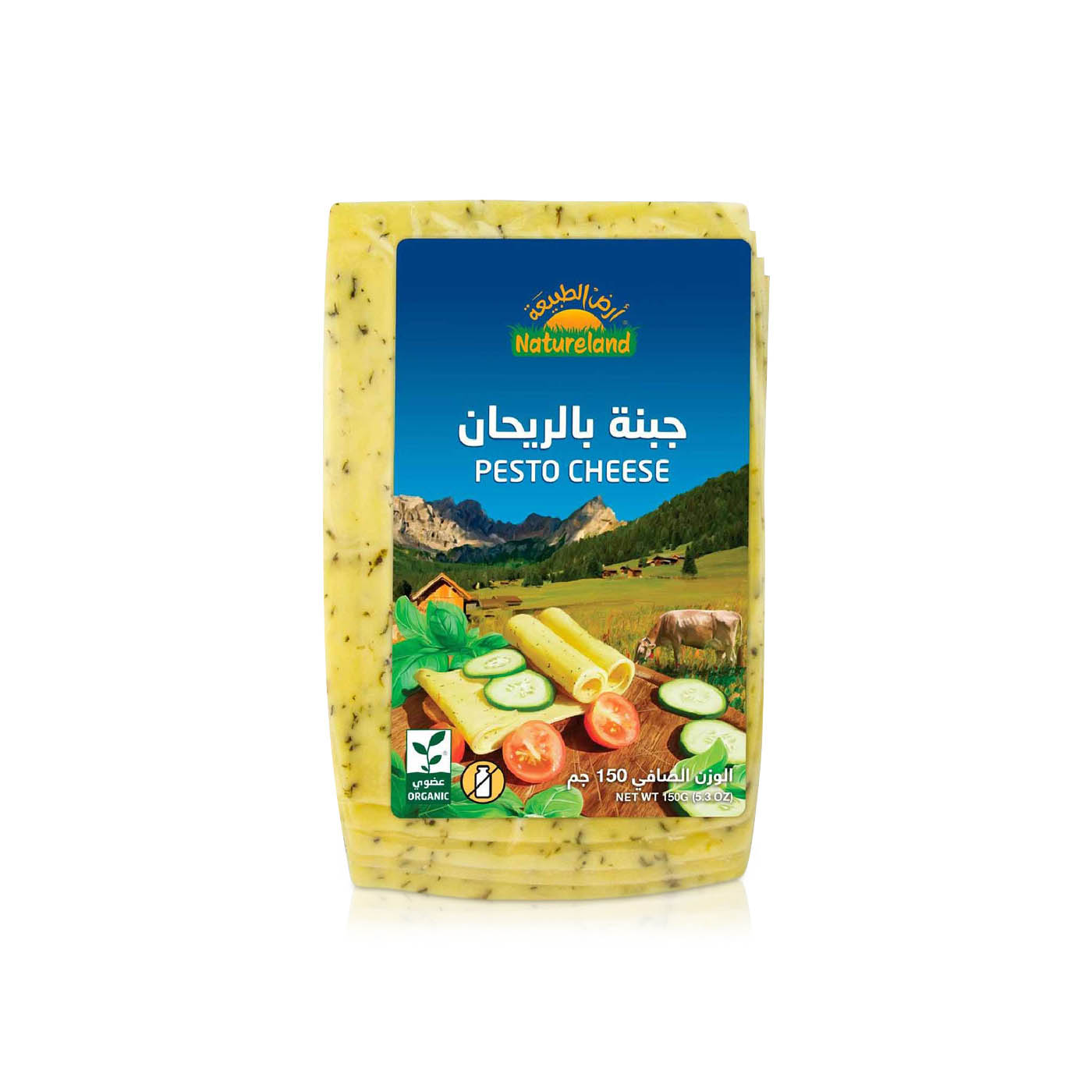 Natureland Pesto Cheese 150g