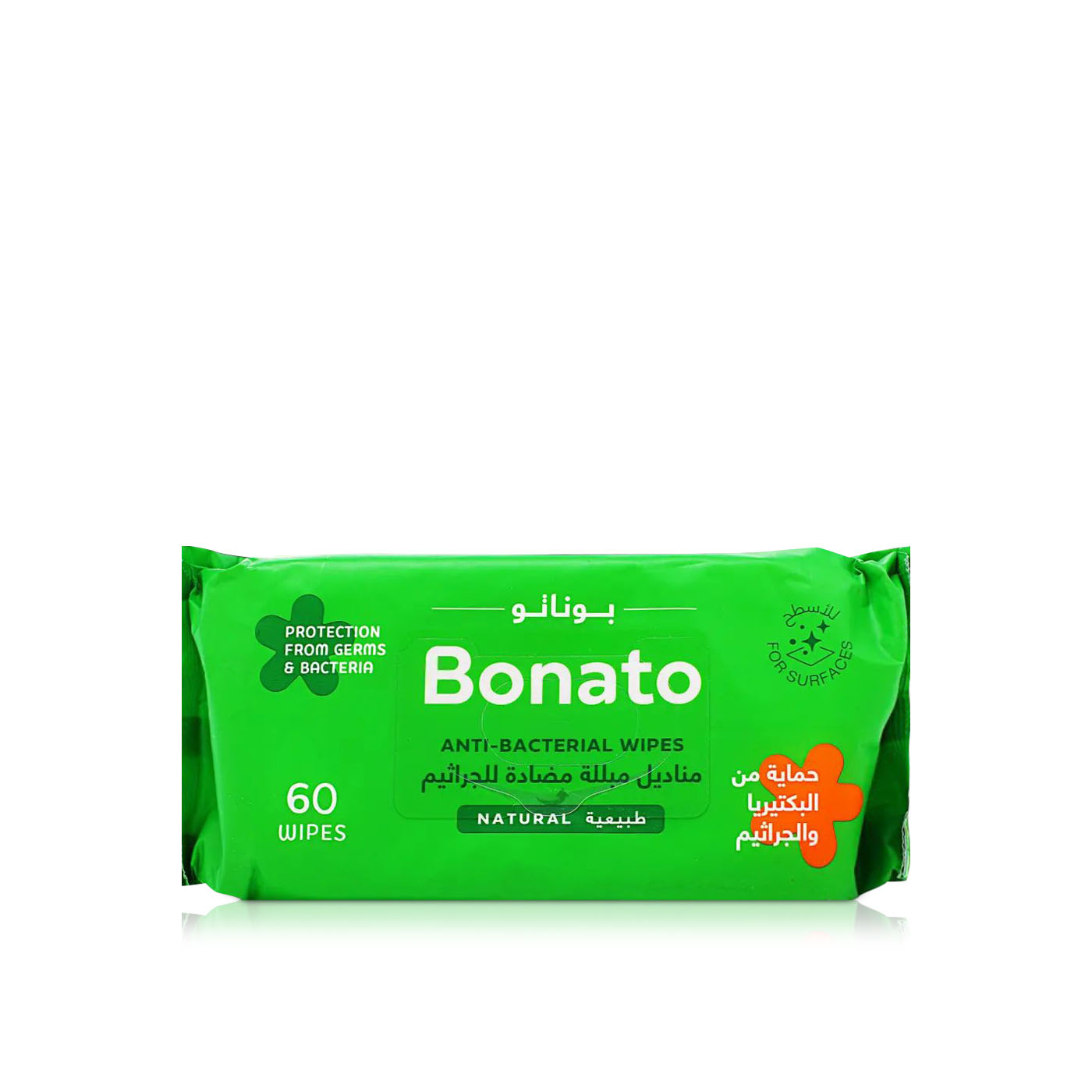 Bonato Anti-Bacterial Wipes x 60