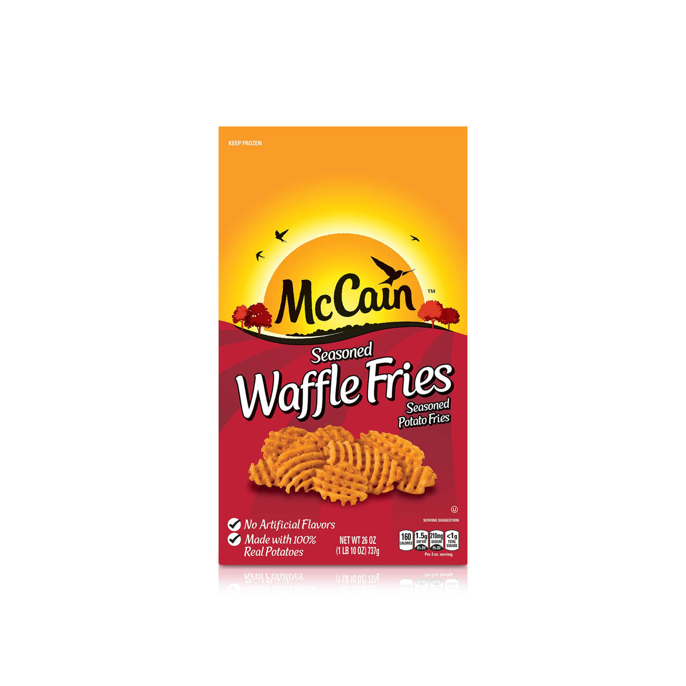 McCain Seasoned Waffle Fries 737.1g