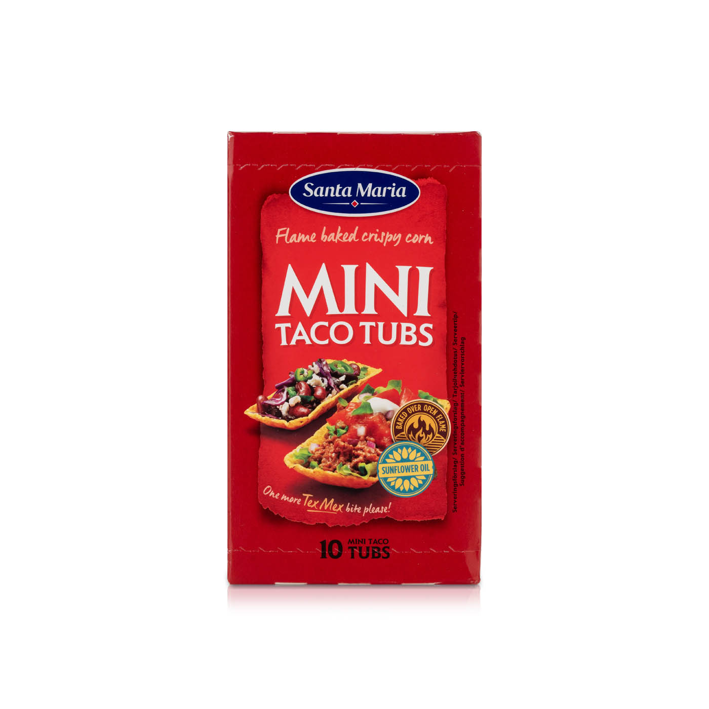 Santa Maria Mini Taco Tubs x 10 86g