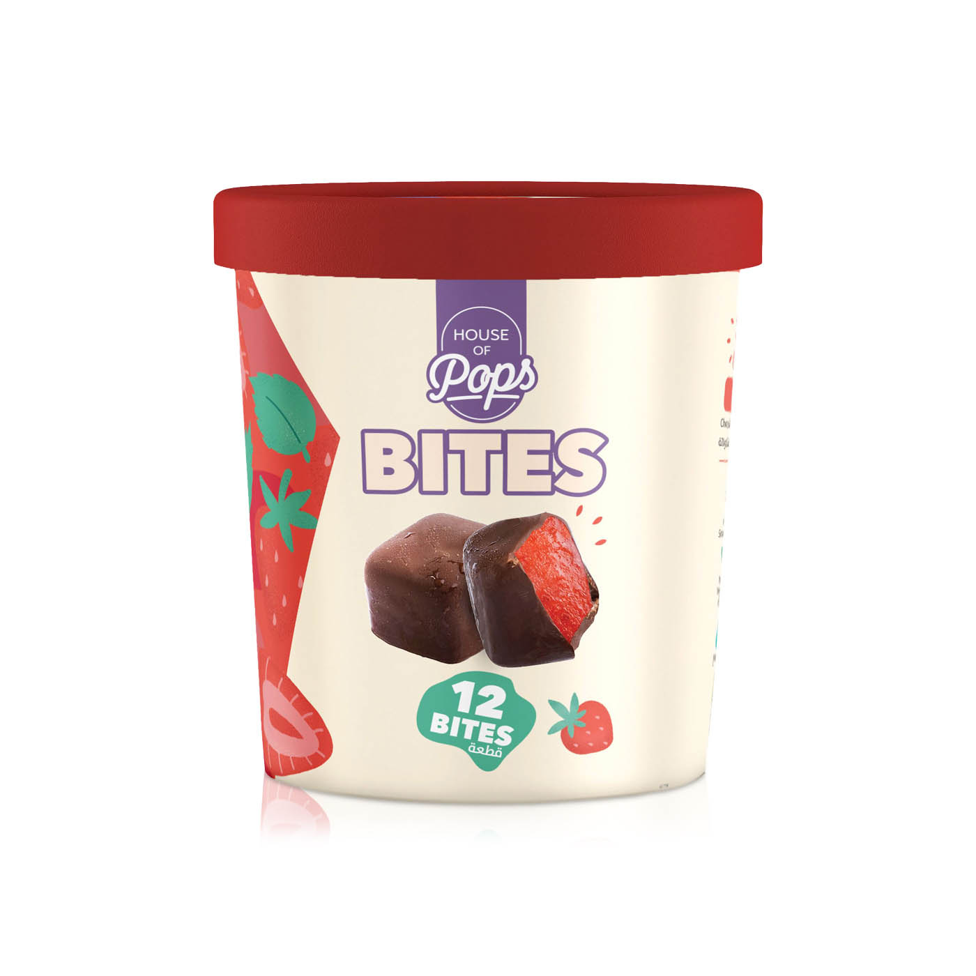 House of Pops Strawberry Bites 138g