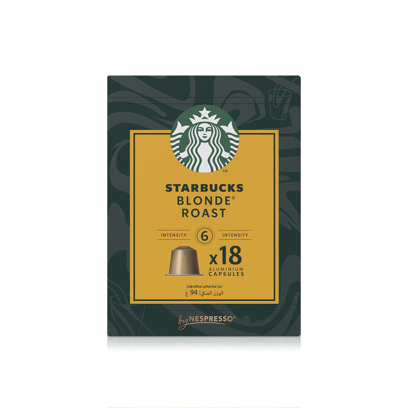 Starbucks Blonde Espresso Roast Coffee Capsules x 18 94g