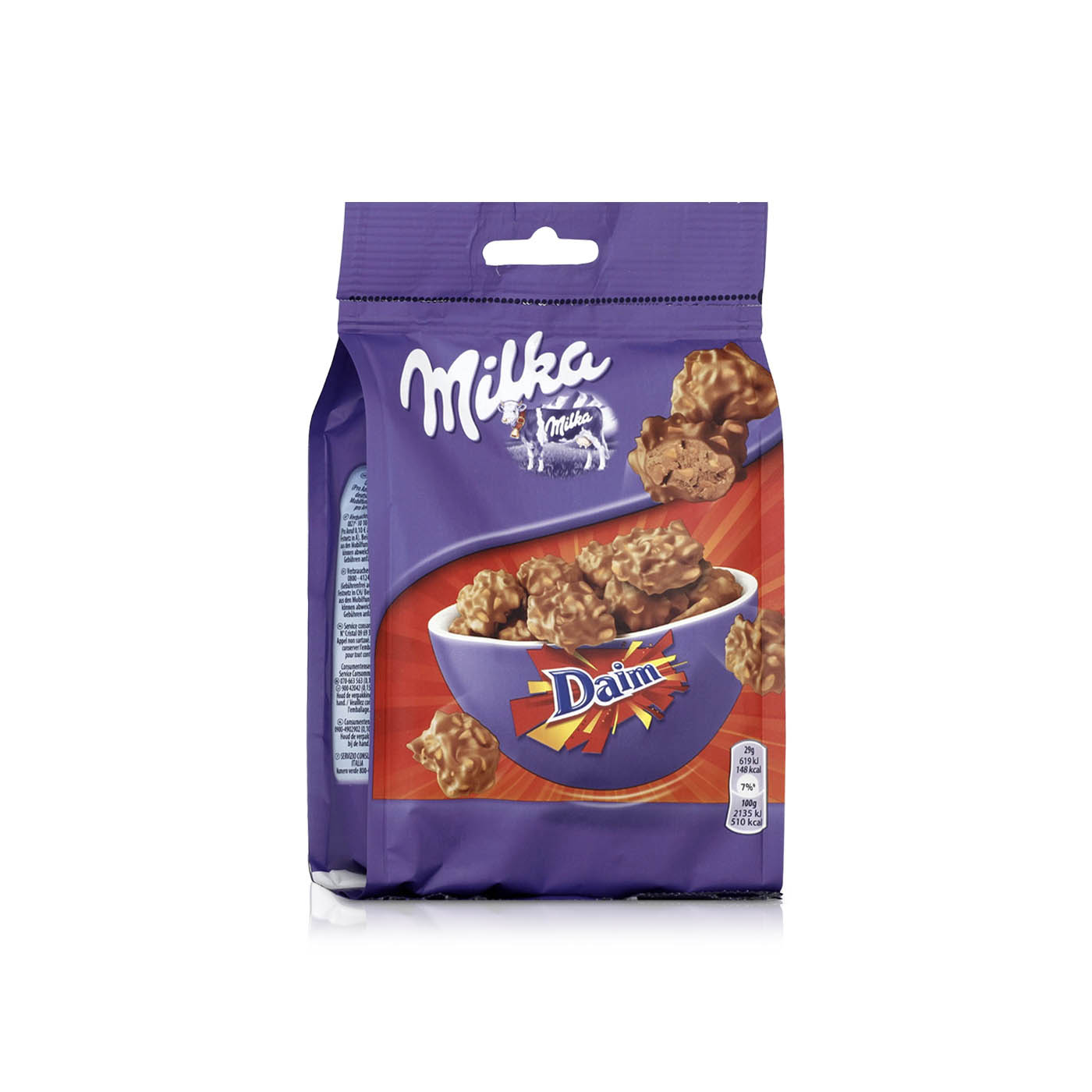 Milka Milk Chocolate with Daim 145g