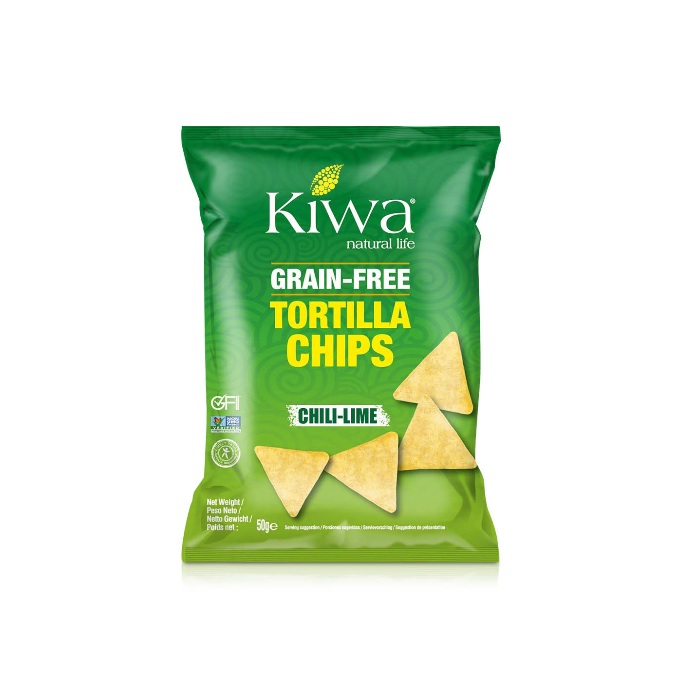 Kiwa Chili Lime Cassava Tortilla Chips 50g