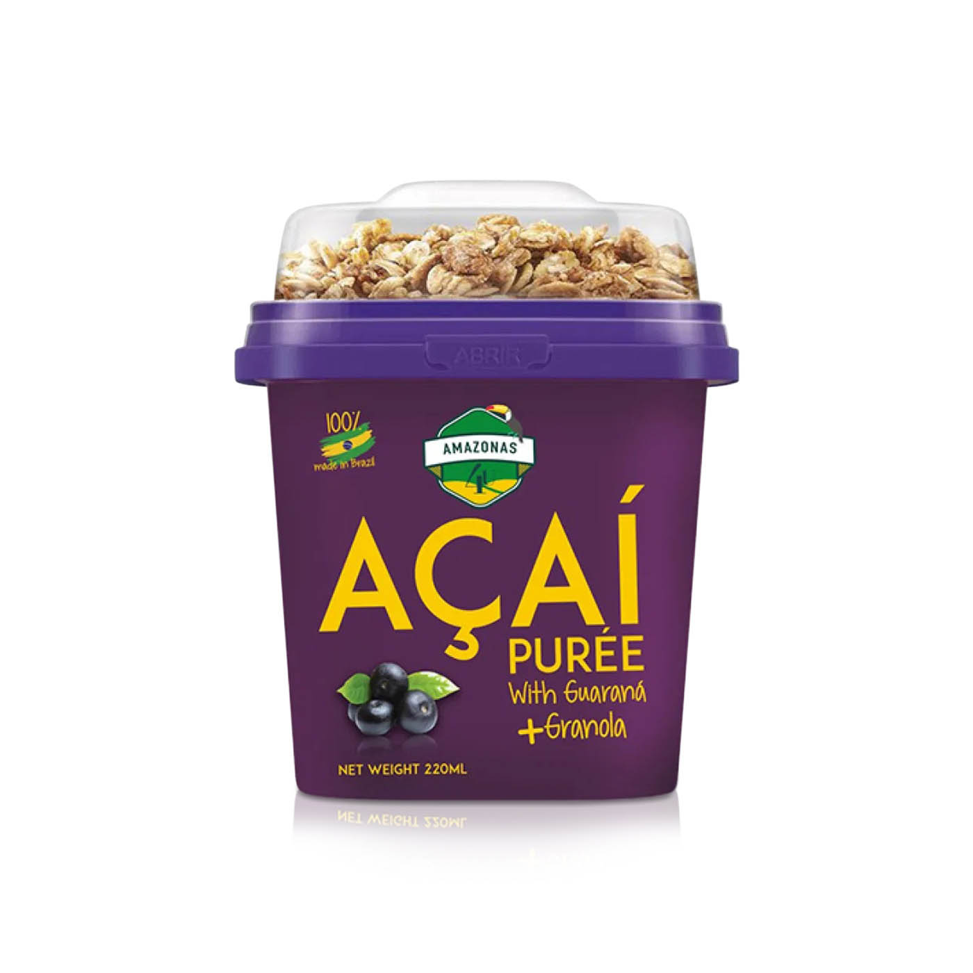 Amazonas Acai Puree with Guarana 220ml