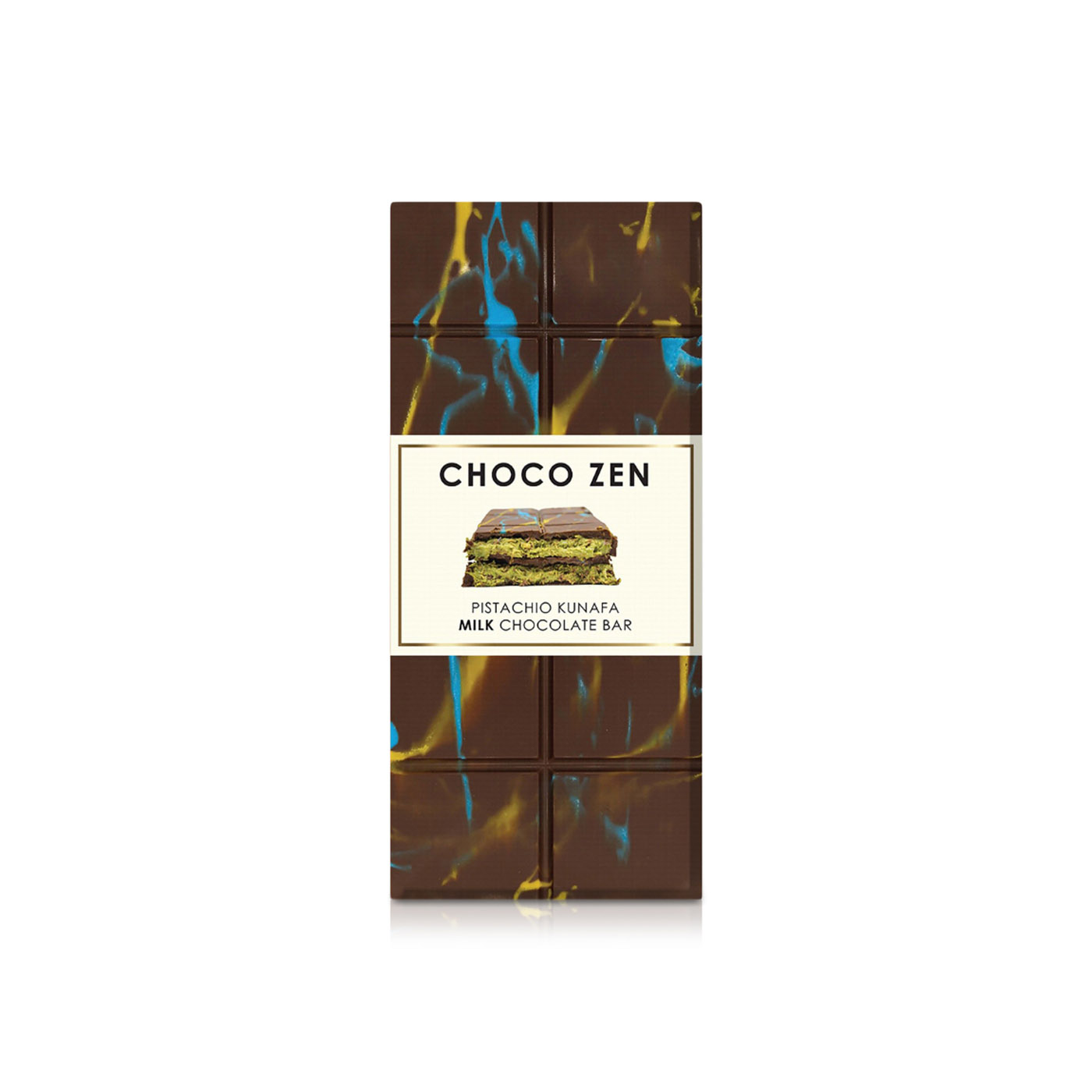 Choco Zen Pistachio Kunafa Milk Chocolate 190g