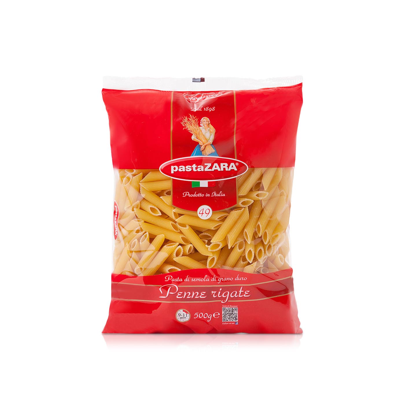 Pasta Zara Penne Ragate 500g