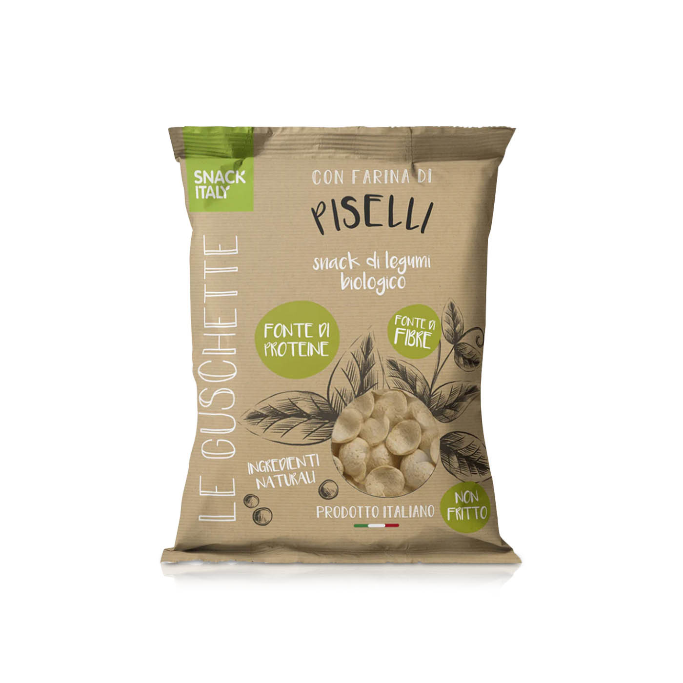 Snack Italy Organic Peas and Corn Snack 70g