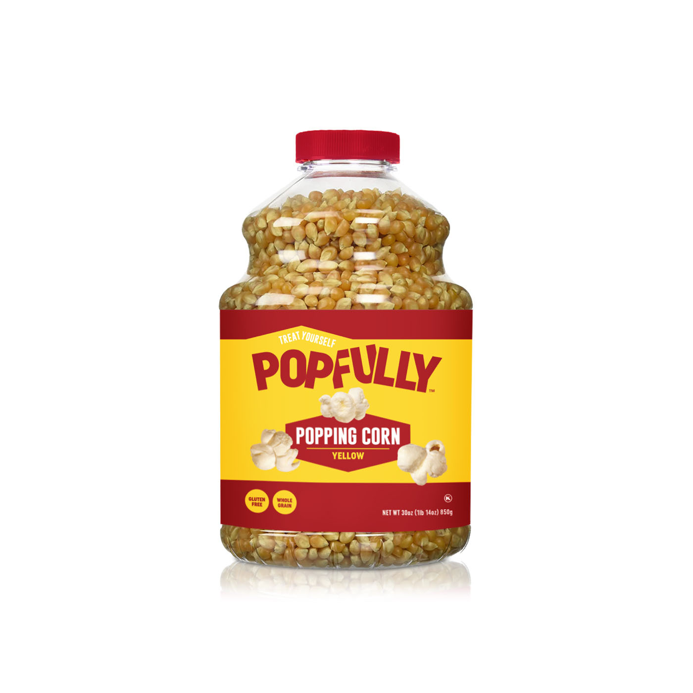Popfully Yellow Popcorn 850g